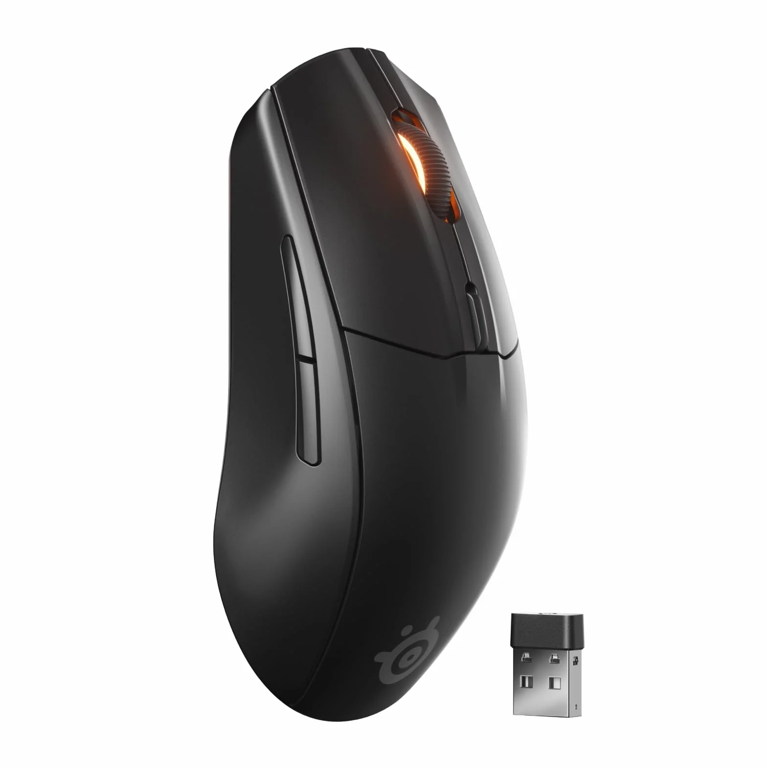 SteelSeries mysz do gier Rival 3 Wireless Gen 2 – 2,4 GHz i Bluetooth – Sensor optyczny TrueMove Air 18 000 DPI – Wytrzymała do 60 milionów kliknięć – Niska waga – Ślizgacze 100% PTFE - Czarna