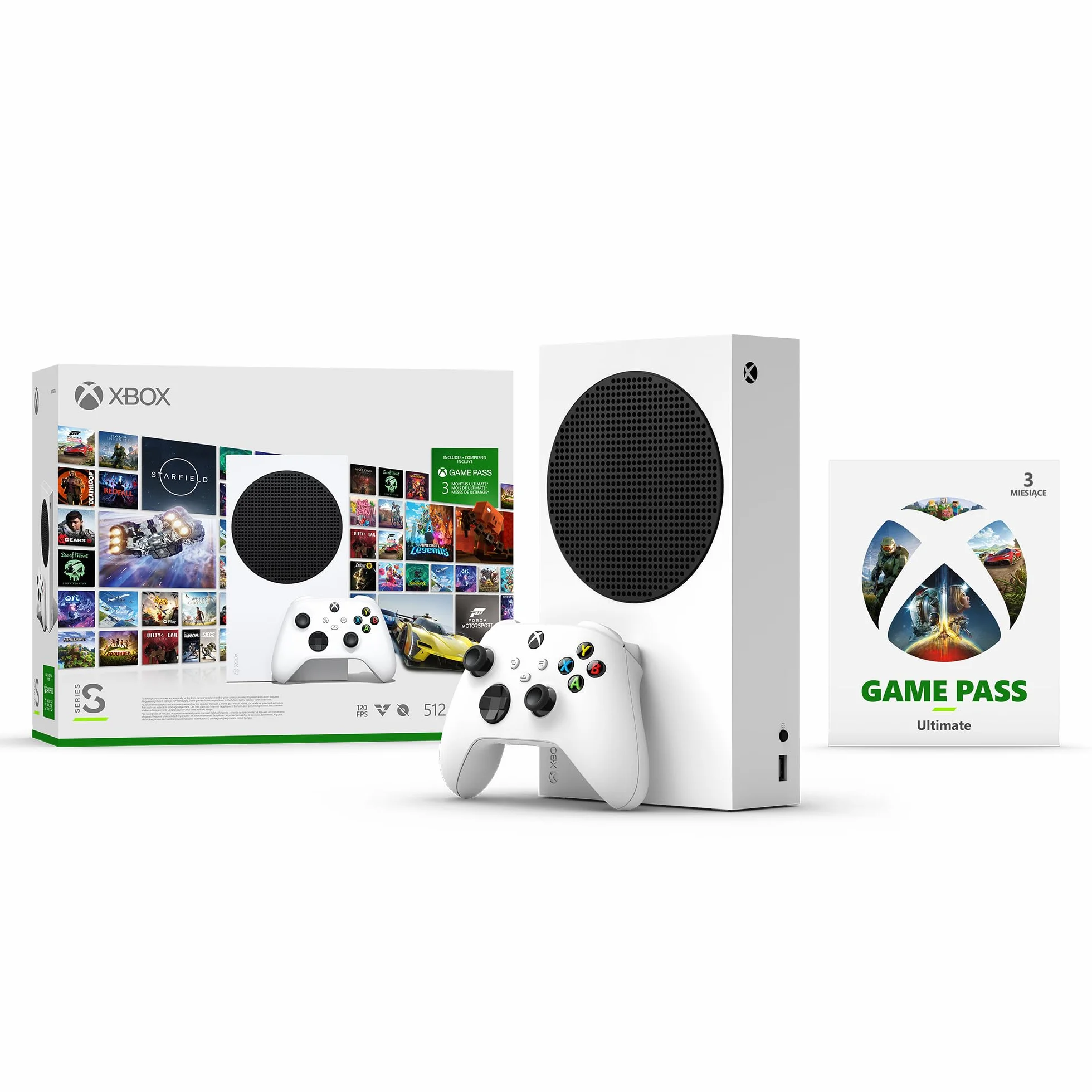 Xbox Series S + 3mies Game Pass Ultimate (UE)