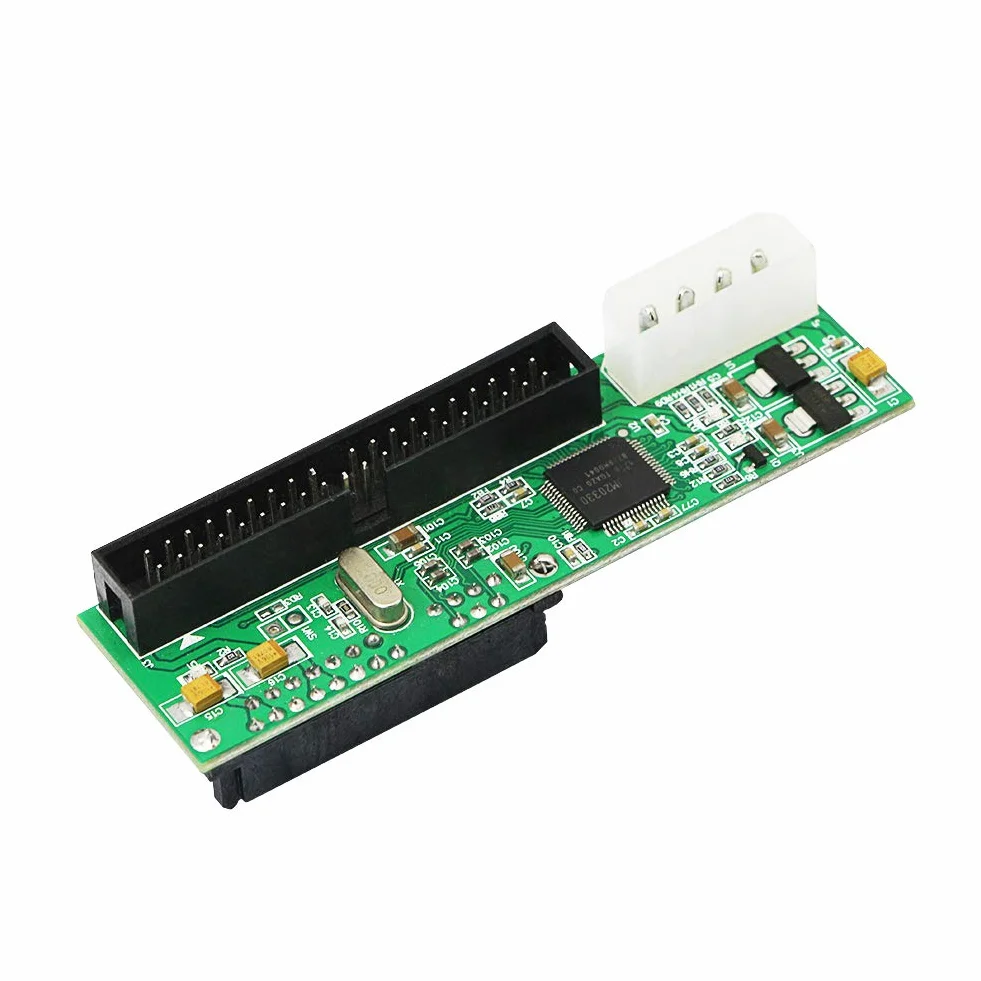 SinLoon 3,5-calowy adapter interfejsu SATA na PATA IDE, SATA żeński na 40-pinowy męski adapter IDE do komputera PC i Mac do adaptera interfejsu dysku twardego SATA