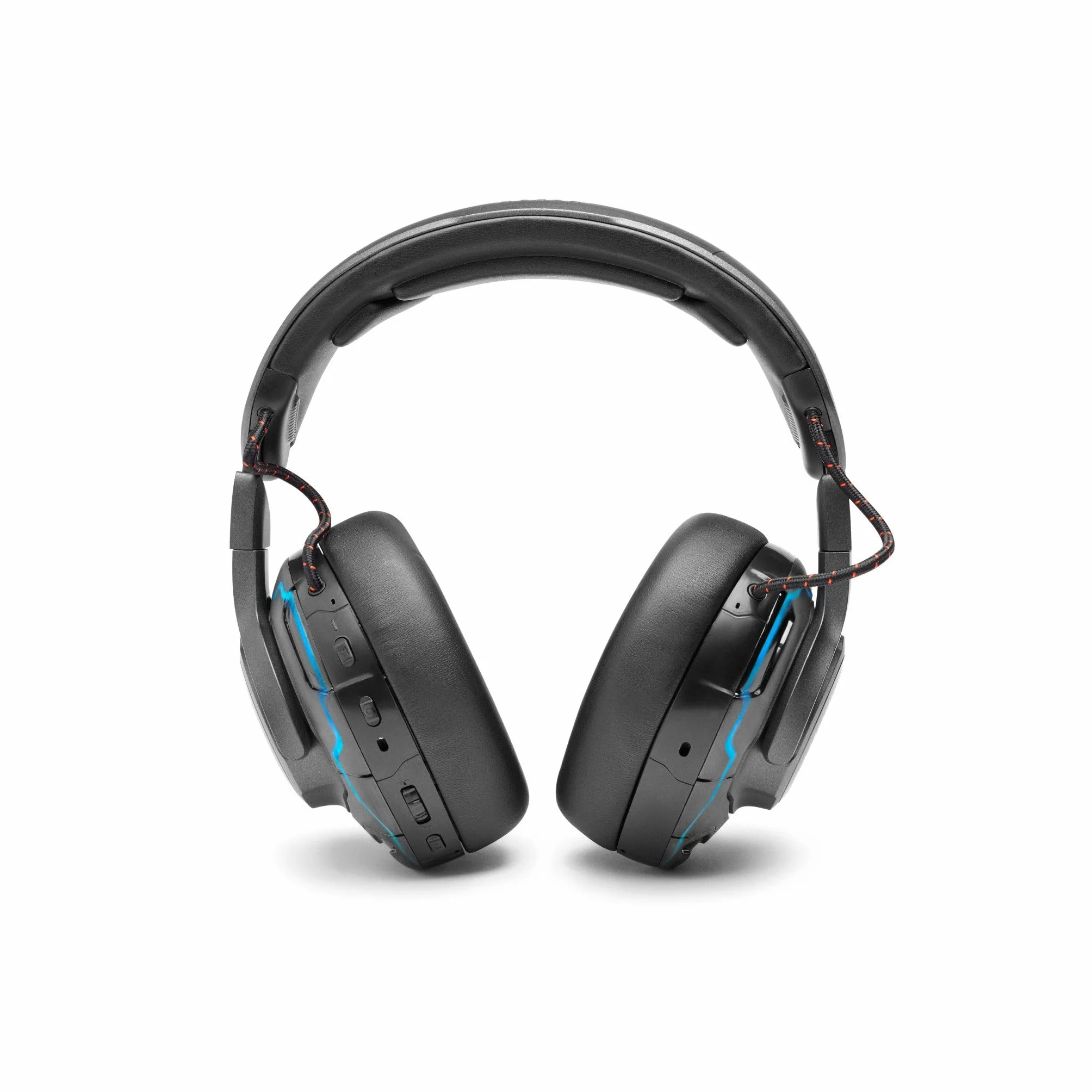 JBL Quantum ONE Przewodowe, profesjonalne słuchawki do gier z technologią śledzenia ruchów głowy QuantumSPHERE 360, kompatybilne z PC, Playstation, Xbox, czarne