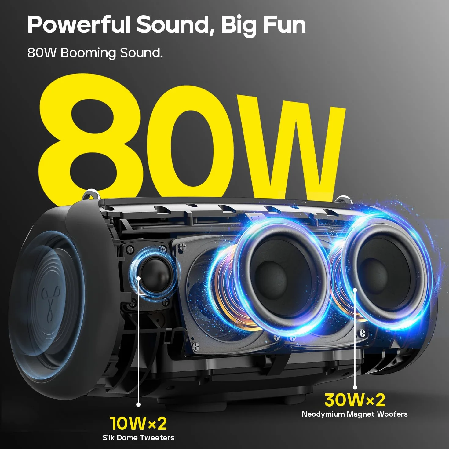 Tribit StormBox Lava przenośny głośnik Bluetooth