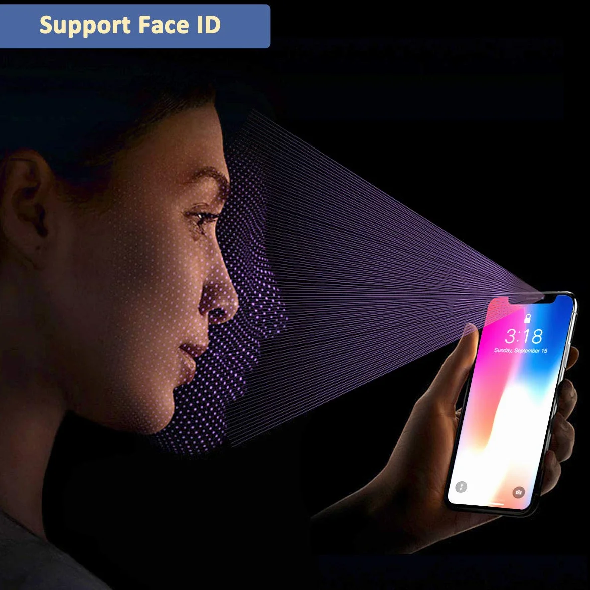 Yodoit Wyświetlacz LCD do iPhone'a 11, 6,1", ekran dotykowy, pełna szyba, kompatybilny z modelami A2111, A2223, A2221, z zestawem narzędzi do naprawy