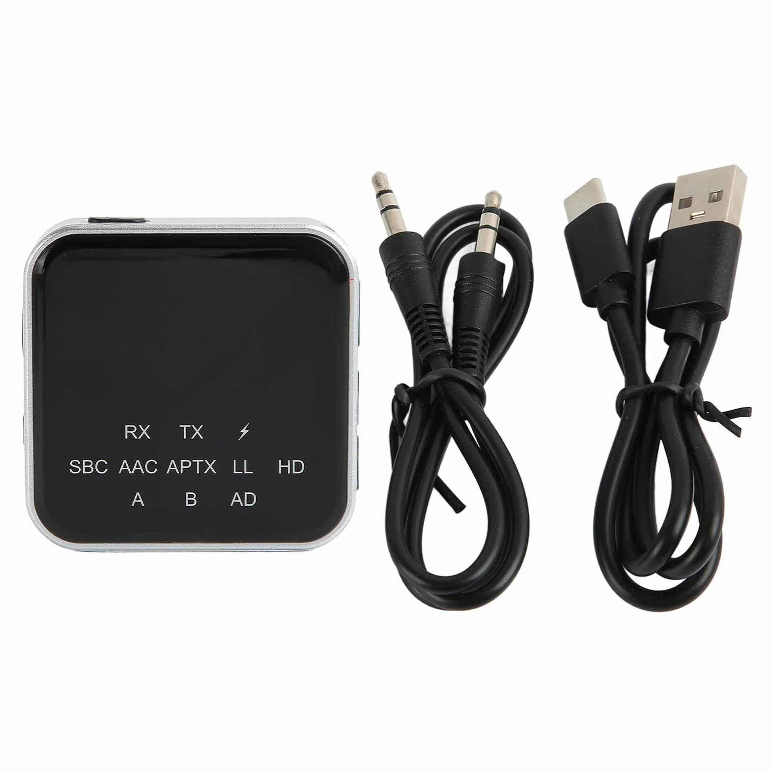 Nadajnik-odbiornik Bluetooth 5.2, Adapter Bluetooth Aux z Trybami TX RX, Adapter Audio Bluetooth 3,5 Mm do Domowego Systemu Dźwiękowego Telewizora Głośniki Samochodowe