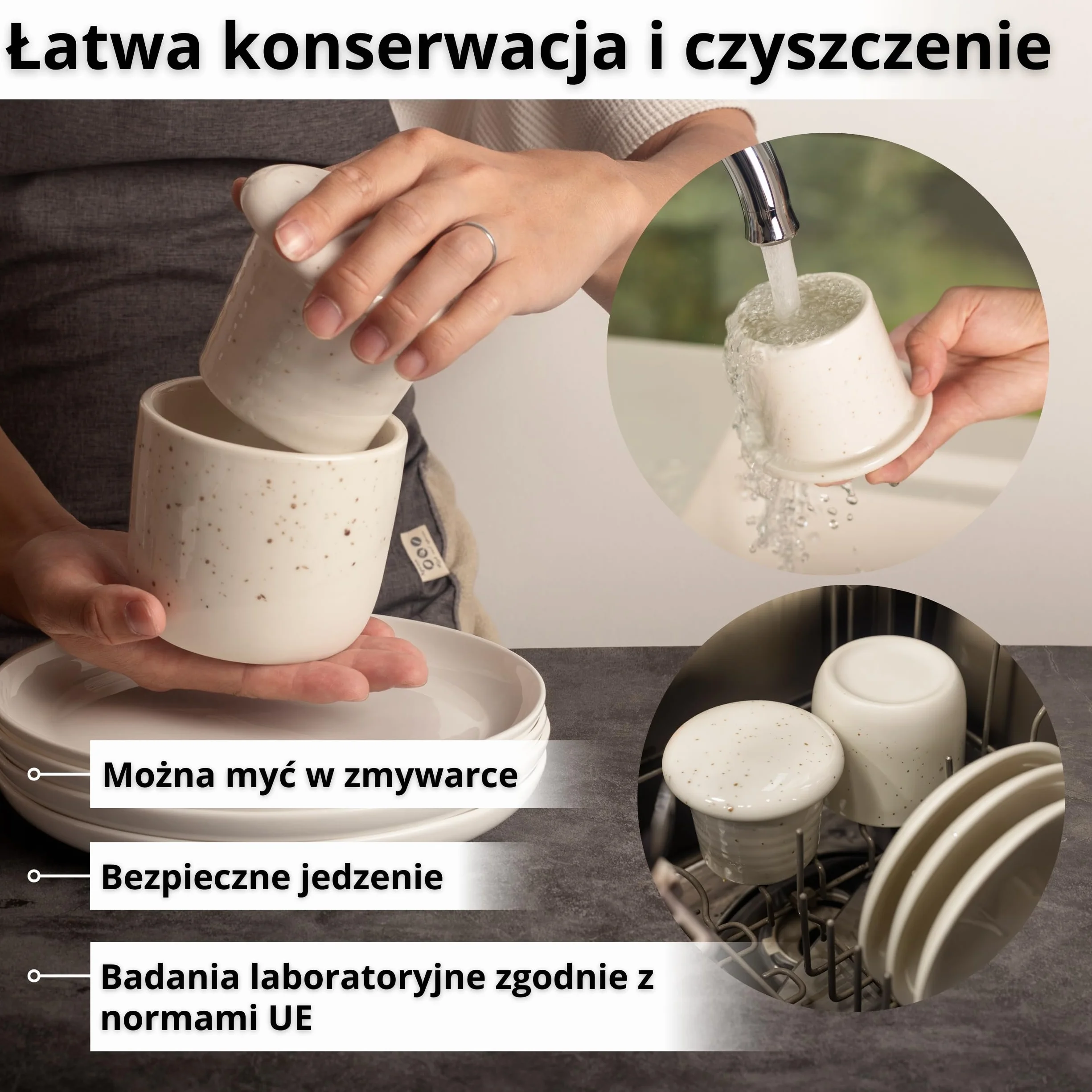 DEKAZIA® Maslenka Francuska Chłodzona Wodą 250gr Słoik Ceramika