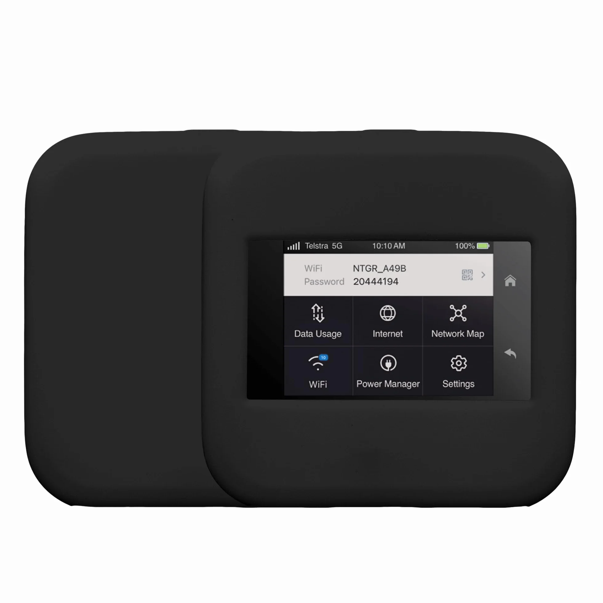 kwmobile etui kompatybilne z NETGEAR Nighthawk M6 Pro / M6 - silikonnego etui na router ochronne w kolorze czarnym