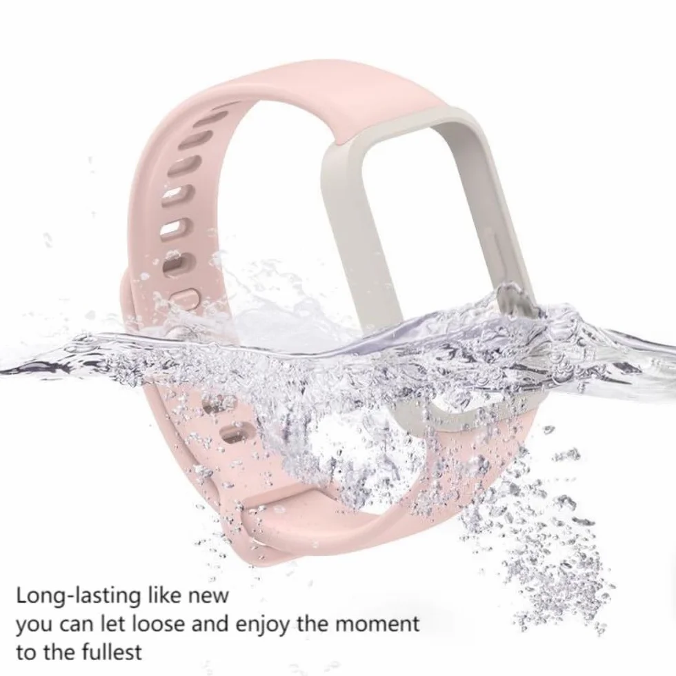Bransoletka kompatybilna z Redmi Smart Band 3 / Xiaomi Smart Band 9 Active, miękki silikon, sportowy pasek do zegarka Xiaomi Smart Band9 Active dla kobiet i mężczyzn
