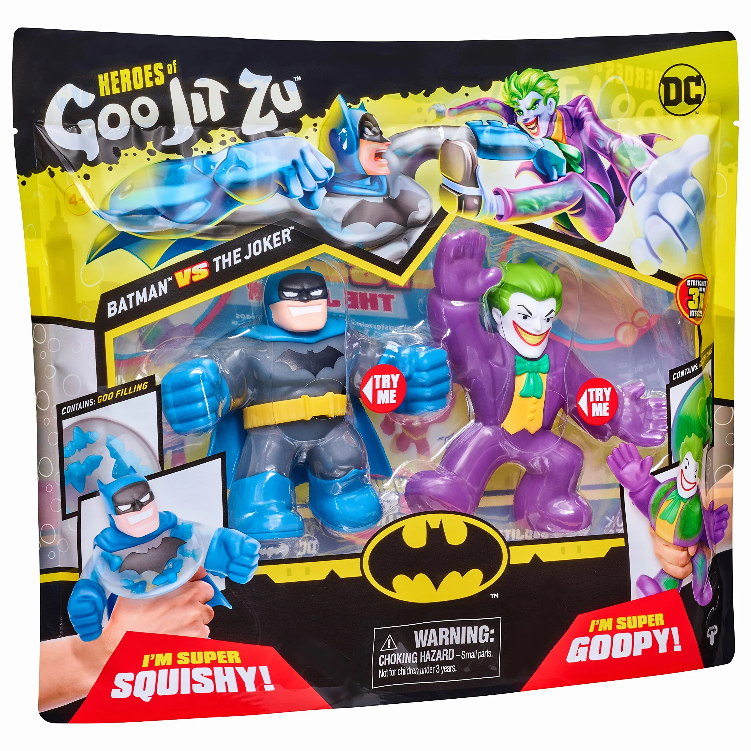 Heroes of Goo Jit Zu DC VERSUS PACK BATMAN VS JOKER