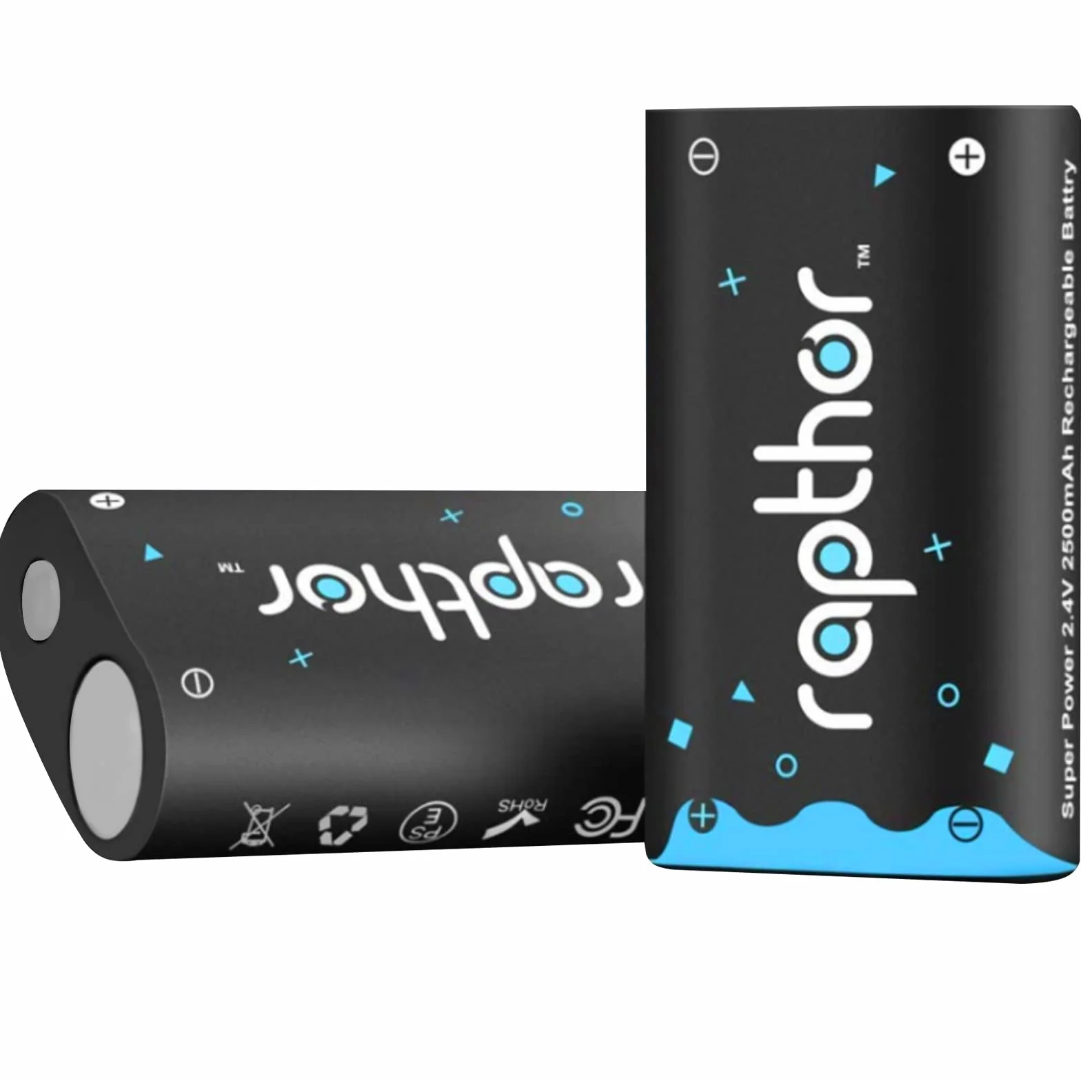 Rapthor Akumulatory do kontrolerów Xbox One/Xbox Series X/Xbox One S/Xbox One X/Xbox One Elite, 2 x 2500 mAh akumulatory wielokrotnego ładowania
