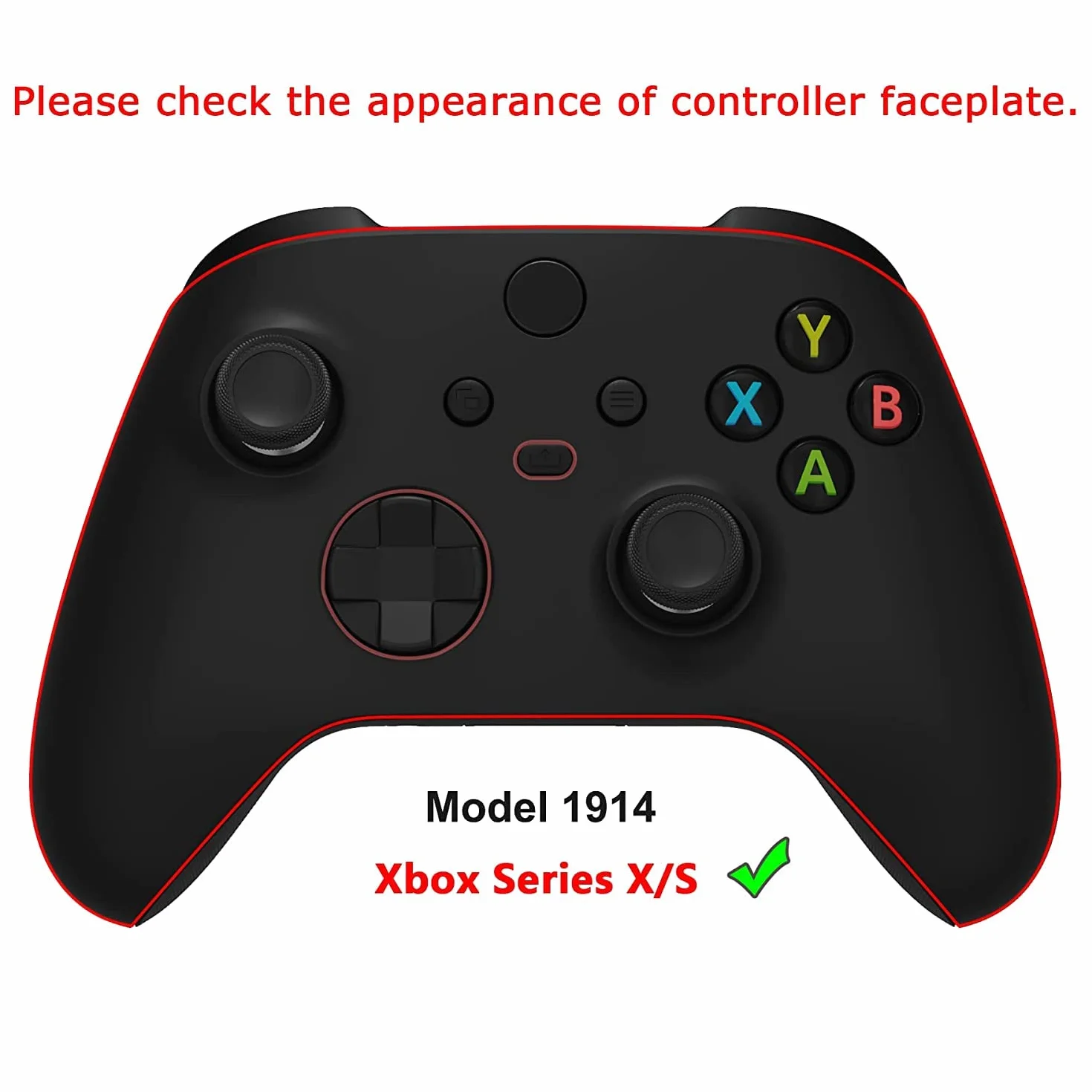 eXtremeRate VICTOR X Remap Kit do Kontrolera Xbox Series X/S, 6 Profili & Przeprojektowana Tylnu Obudowa & Szyny Boczne & 4 Tylu Przyciski do Kontrolera Xbox Core — Teksturowana Czarny