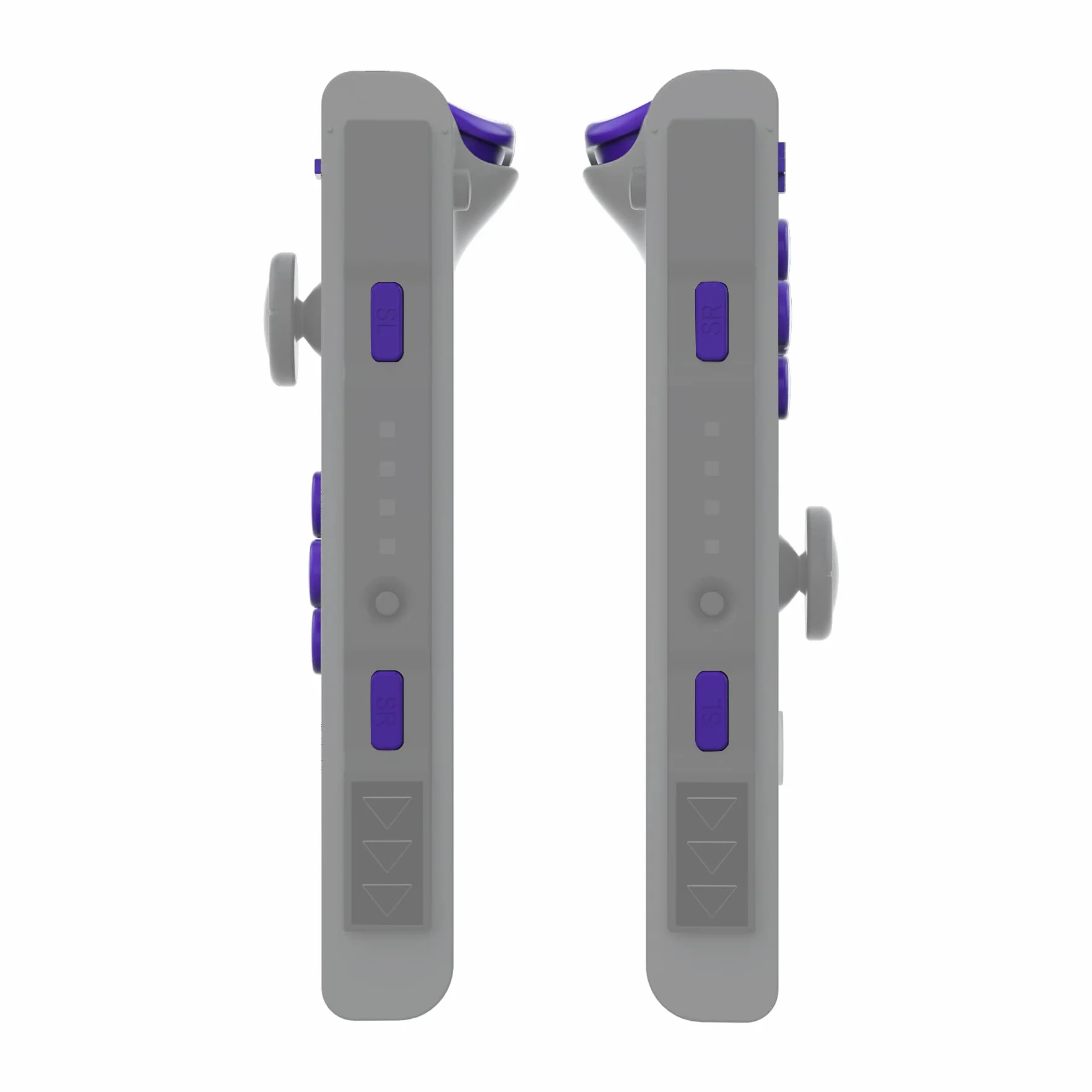 eXtremeRate Fioletowy Wymiana Klawisze Kierunkowe ABXY SR SL L R ZR ZL Przyciski Spustowe Sprężyny, Pełny Zestaw Przycisków zNarzędziami dla Nintendo Switch & Switch OLED Joy-con - JoyCon Shell Nie Jest Wliczony W Cenę