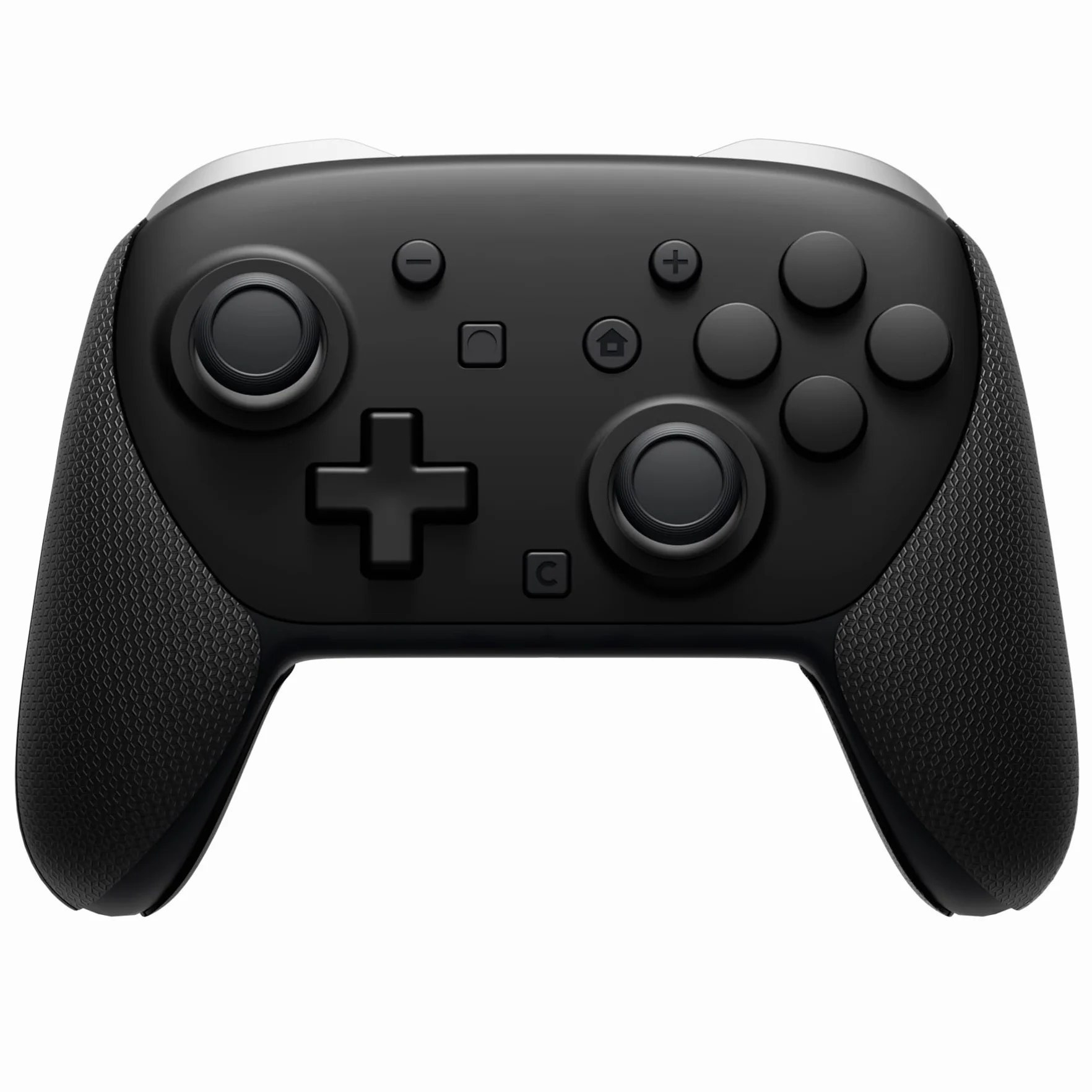 PlayVital Grip Sticker do Switch 2 Pro z Tylne Przyciski,Miękkie Gumowe Podkładki Uchwyty do Switch 2 Pro Kontrolera Skin,Naklejki Antypoślizgowe-Czarny