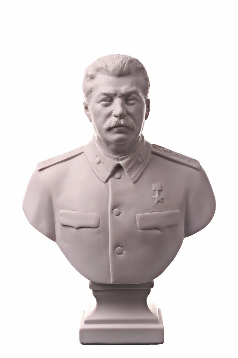 Józef Stalin biust statuetka marmur rzeźba 16 cm