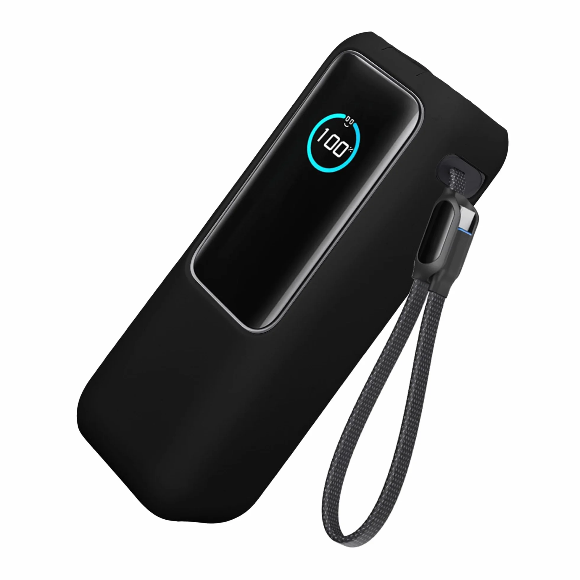kwmobile Etui kompatybilne z Anker Power Bank 25000mAh (A1695H11) Etui - Silikonowe etui ochronne do Power Bank Bateria zewnętrzna - czarna