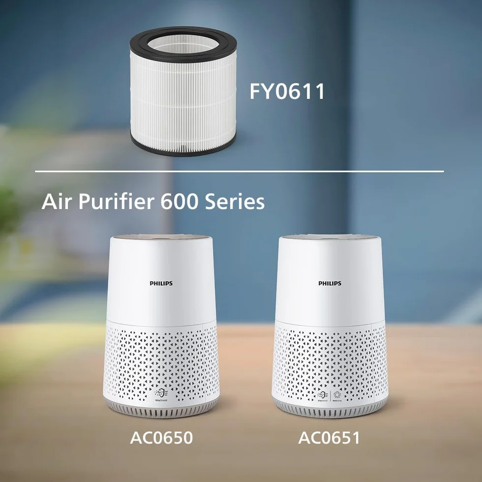 Philips Filtr wymienny do oczyszczacza powietrza seria 600 AC0650 AC0651 HEPA NanoProtect FY0611/30