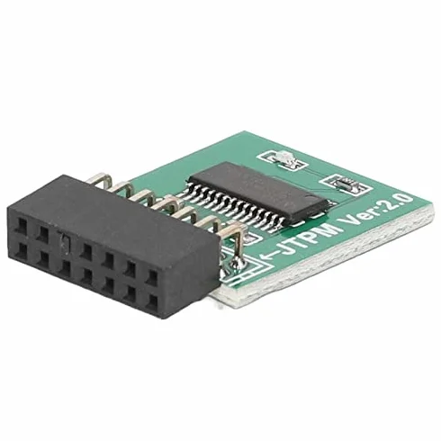 Dla Modułu MSI TPM 2.0 Silne Szyfrowanie 14-pinowy Interfejs LPC Płyta Modułu TPM na PC Win11 Zielony