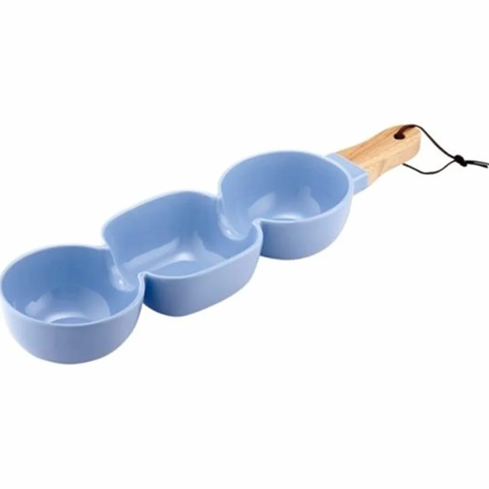 Ladelle Serve stick klasyczny 40 x 9,8 x 5,2 cm w błękitnym niebieskim, porcelana, 42 x 11,8 x 7,2 cm