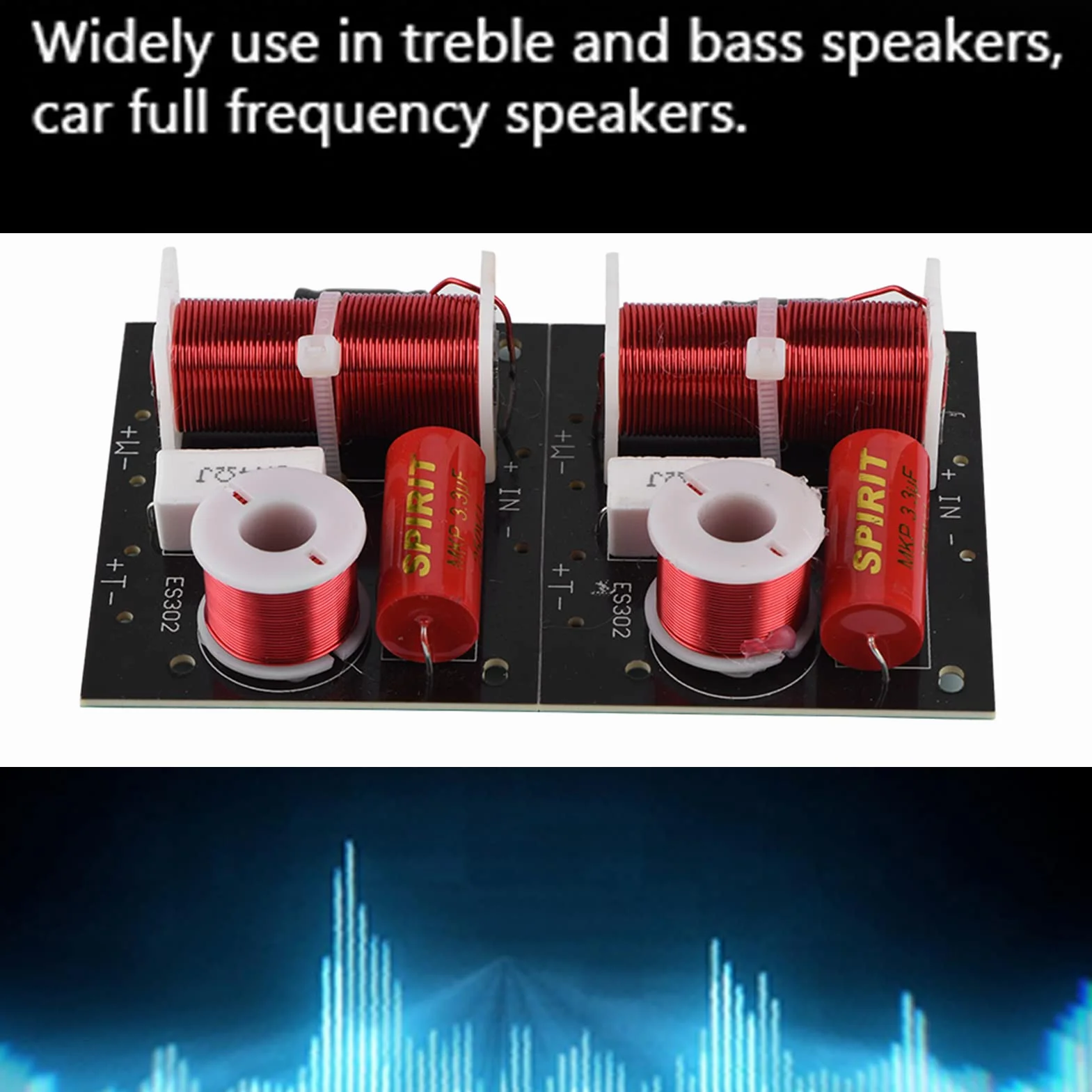 2-drogowa Głośnik Crossover Crosover Crossover Podział na Tweofer Tweeter 150W HiFi Filtr Dźwiękowy z Drutu