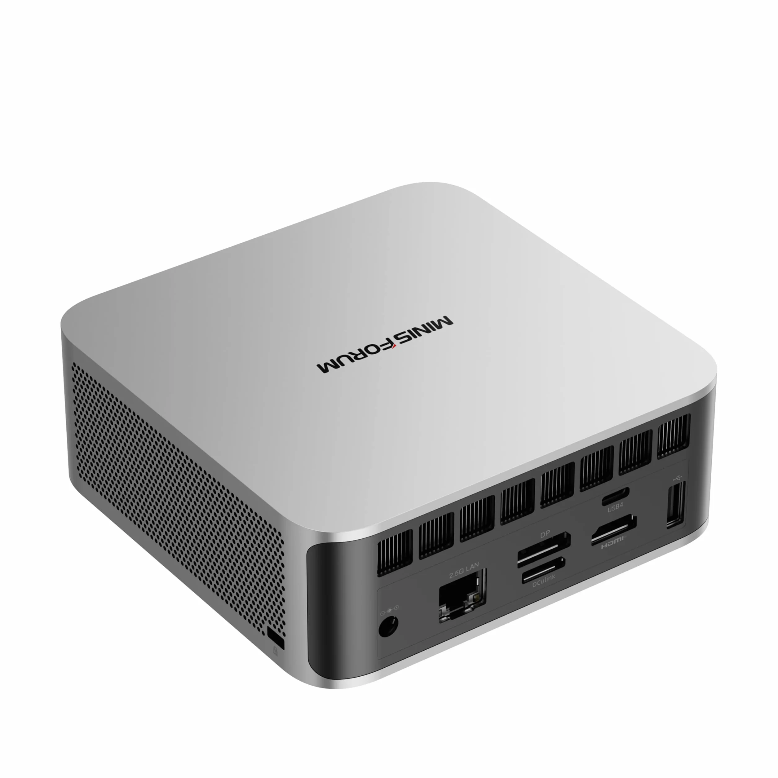 MINISFORUM AI X1-255 Mini PC, AMD Ryzen 7 255 (8C / 16T, do 4,9 GHz), HDMI/DP / USB4 (4K @ 120Hz), USBA X 3, 2.5G LAN, Wi-Fi 7 / BT5.4 (bez SSD/RAM)