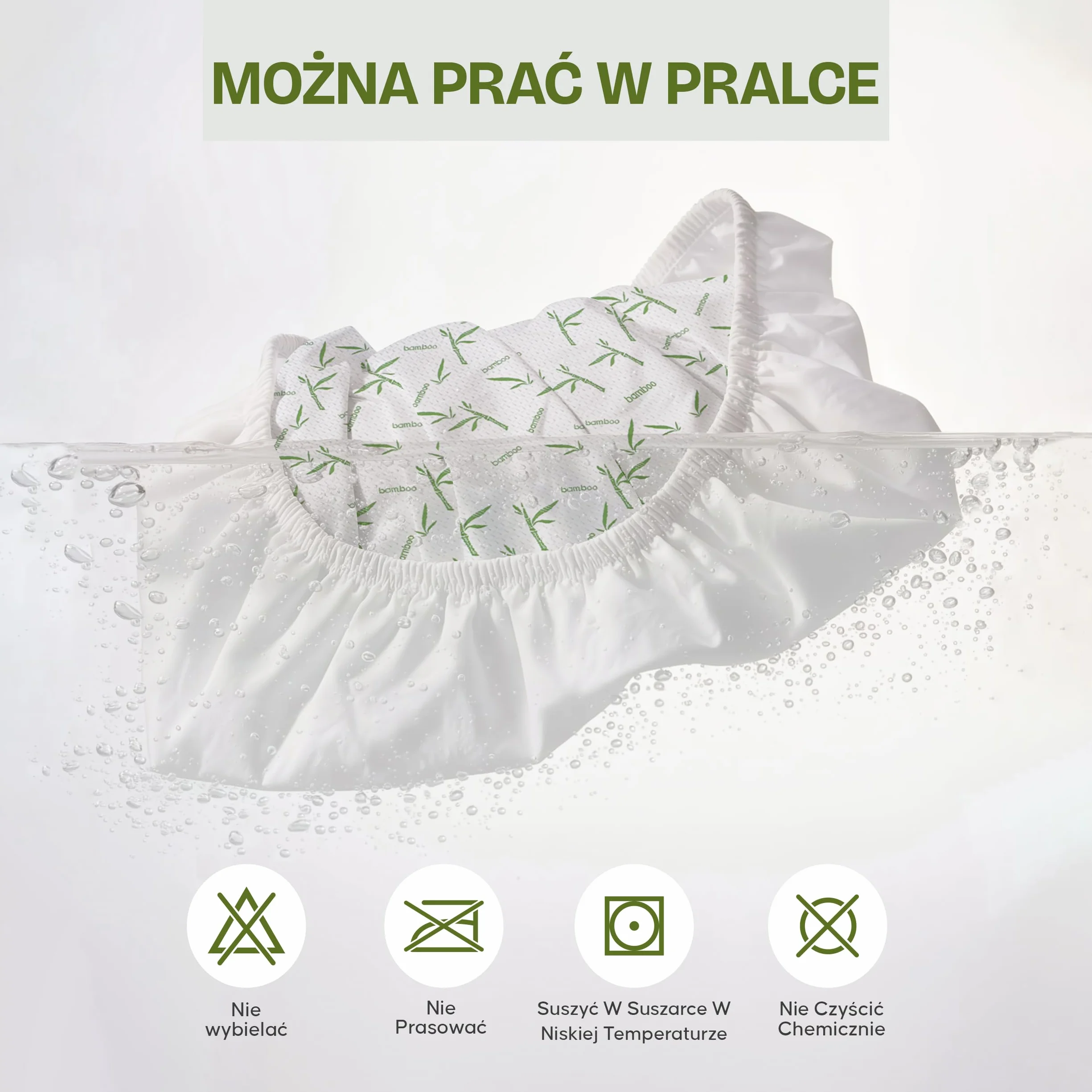 Utopia Bedding Wodoodporny Ochraniacz Na Materac Z Wiskozy 160x200x30 cm Oeko-Tex