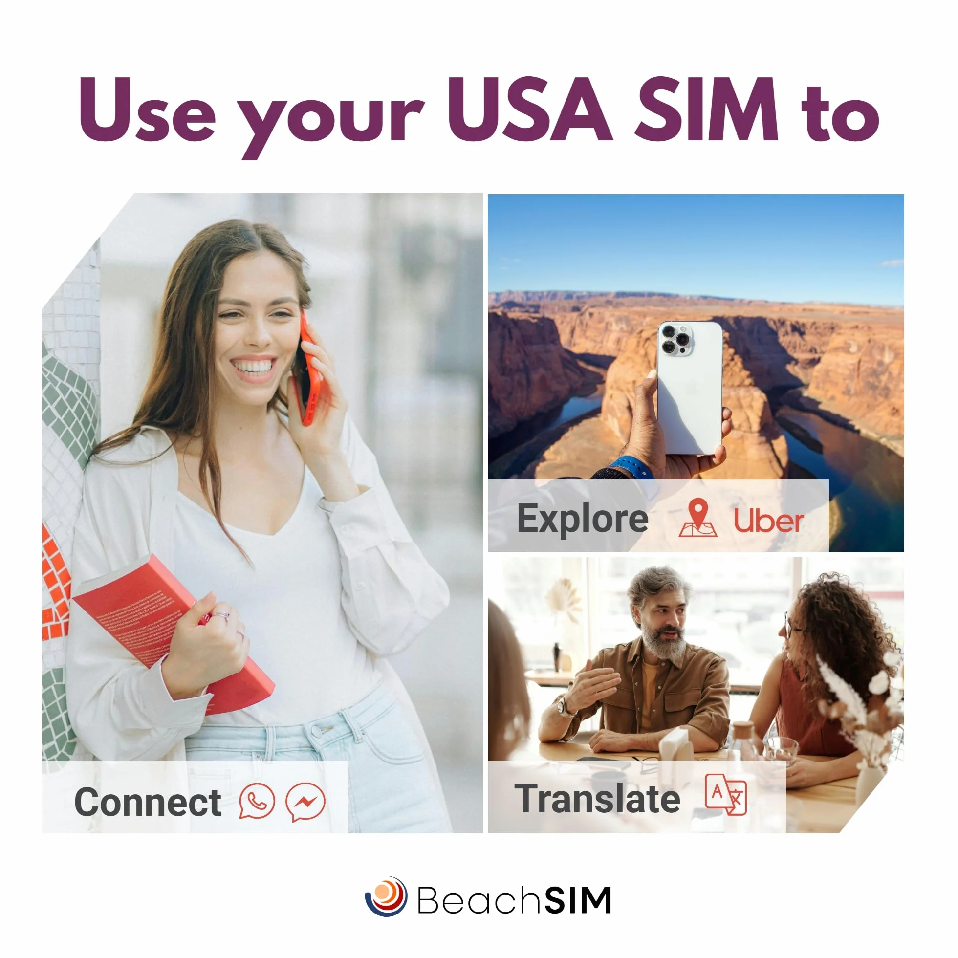 Karta SIM USA 30 dni 12 GB przy prędkości 4G/5G. Tylko dane przedpłacone. Szybka aktywacja. Łatwe ładowanie. Kompatybilny z systemem iOS i Android.