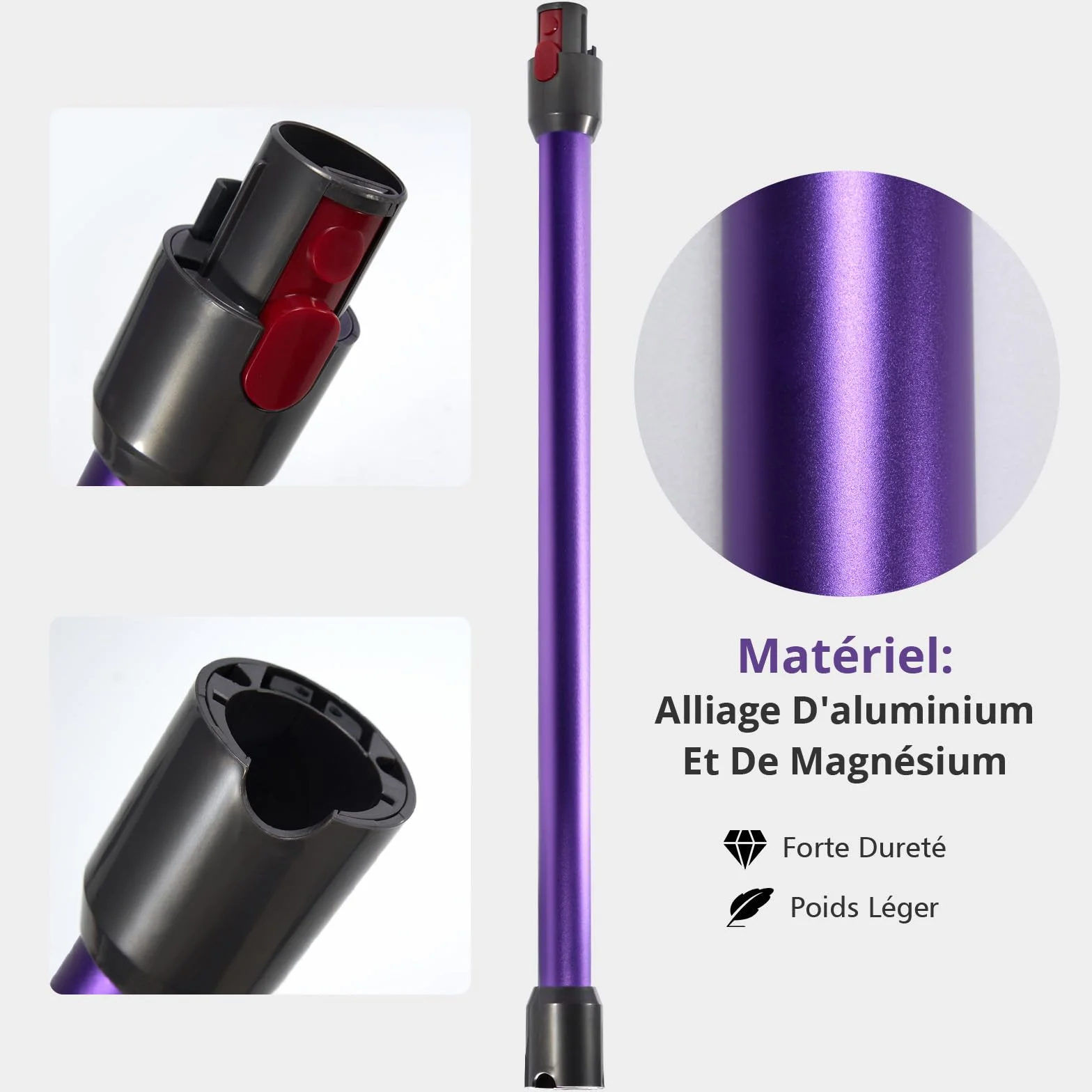Rura teleskopowa do Dyson V11 V10 V15 V8 V7 73 cm Szybkozłączka 2w1