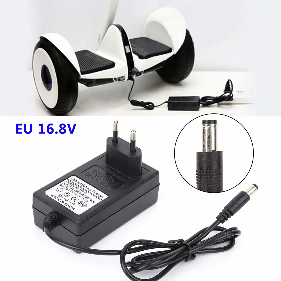 Adapter ładowarki do Masażu, Przenośny Plastikowy Adapter do Pistoletu do Masażu 100-240 V Adapter ładowarki do Masażu Profesjonalny Sprzęt do Masażu Wyposażenie(Norma europejska 16.8V)