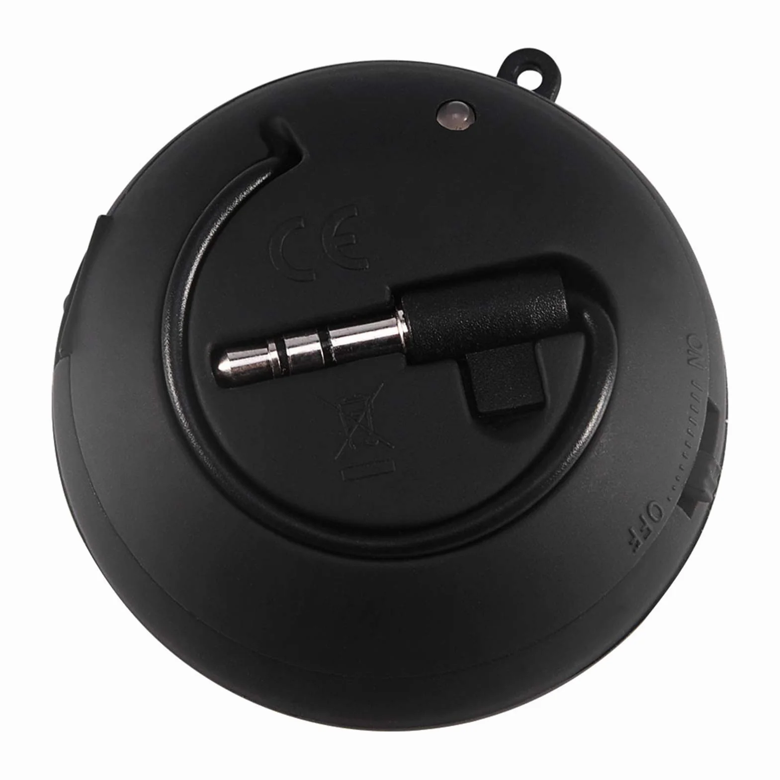 Mini Głośniki z Wtyczką Jack, Przenośny Mini Travel 3,5 Mm Głośnik do Telefonu Wbudowana Bateria do Telefonu Komórkowego MP3 PC, Głośniki z Możliwością ładowania do Telefonu(czarny)