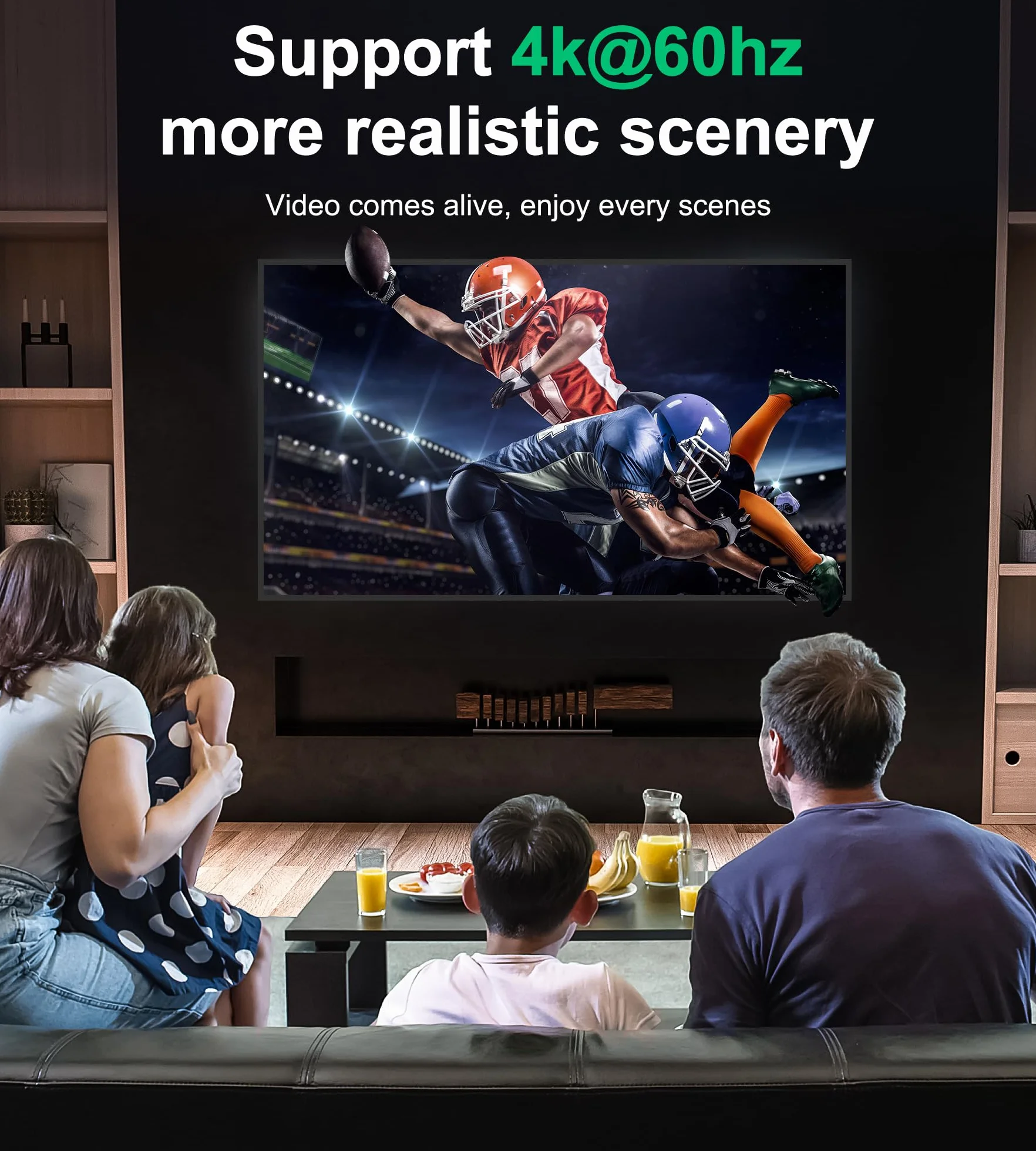 GANA aluminiowy dwukierunkowy przełącznik/rozdzielacz HDMI 4K (1 wejście i 2 wyjścia lub 2 wejścia i 1 wyjście), ręczny przełącznik HDMI obsługuje formaty HD, 4K i 3D dla HDTV / Fire Stick / Xbox . PS3 / PS4 (kolor losowy)