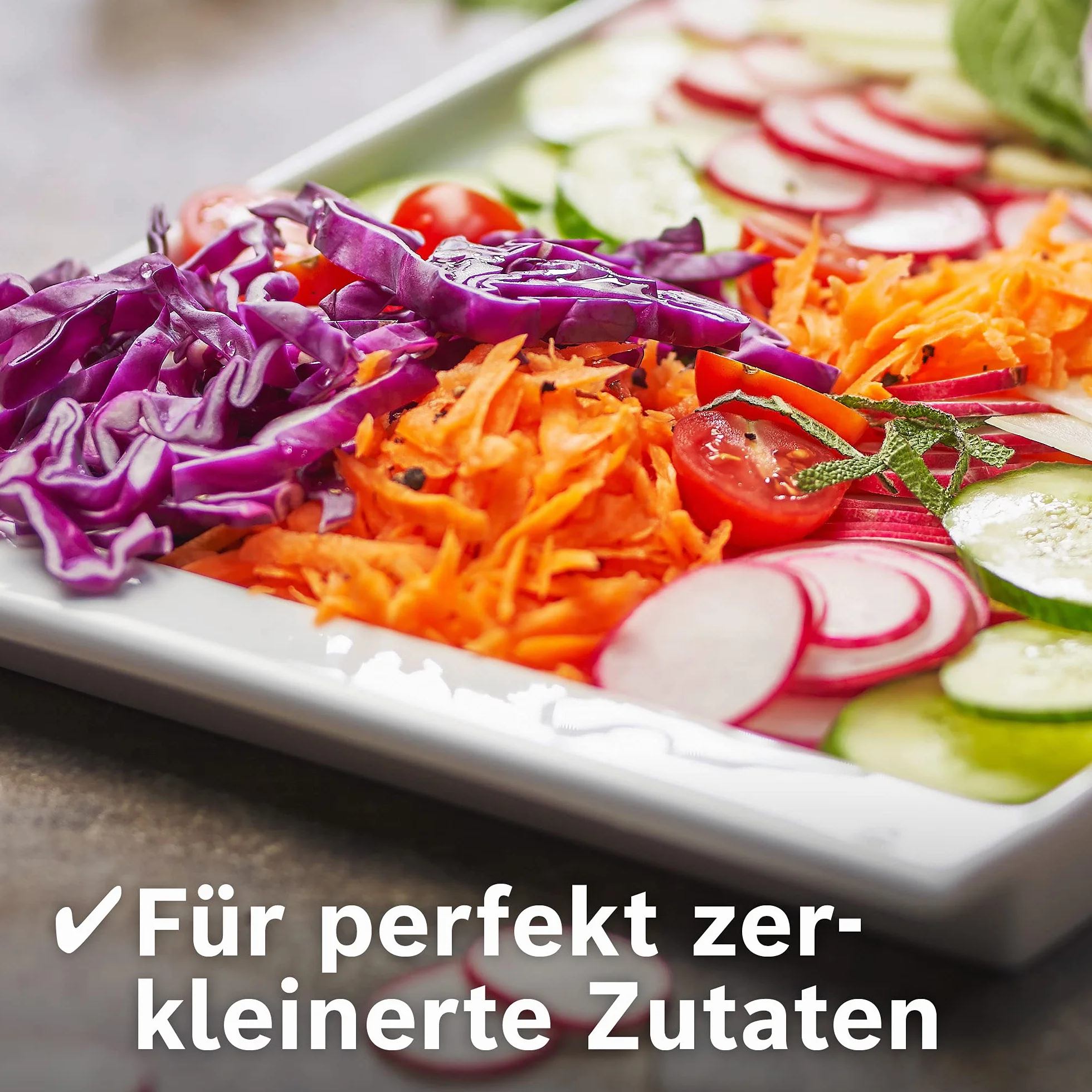 Bosch MUZ5VL1 VeggieLove Zestaw akcesoriów sznycler ciągły 5 plastrów tarcza tokarska tarka średnio drobna warzywa azjatyckie rösti