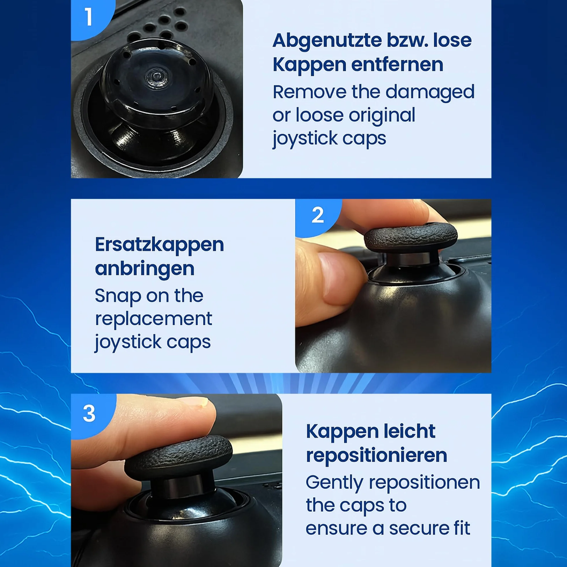 MatoSan Thumbstick wymienne nakładki z silikonu, zestaw 4 sztuk, kompatybilne z kontrolerem PS5 i kontrolerem PS4, antypoślizgowy uchwyt dla precyzyjnego sterowania, nakładki ochronne do analogowych
