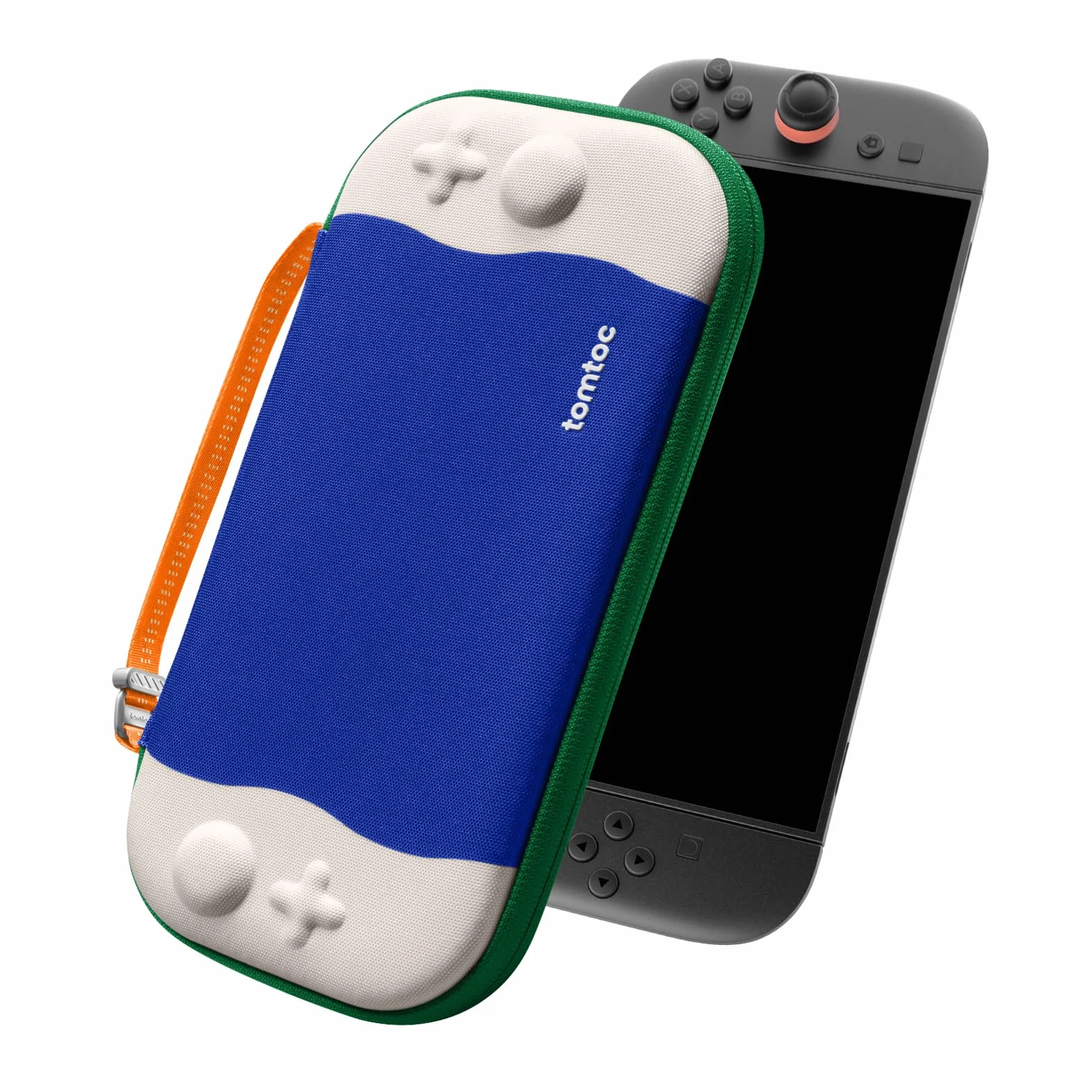 Tomtoc Slim Etui Torba na Nintendo Switch 2 2025, Przenośny Futerał Podróżny Carry Case z 12 Wkładami do Gier, Twarda Obudowa Ochronna