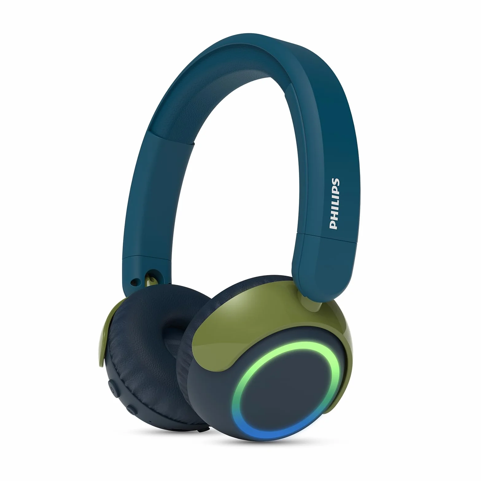 Philips TAK4200CT z serii 4200 - Bezprzewodowe, składane słuchawki nauszne dla dzieci - ograniczona głośność, udostępnianie dźwięku, kabel USB-C w zestawie - Crystal Teal
