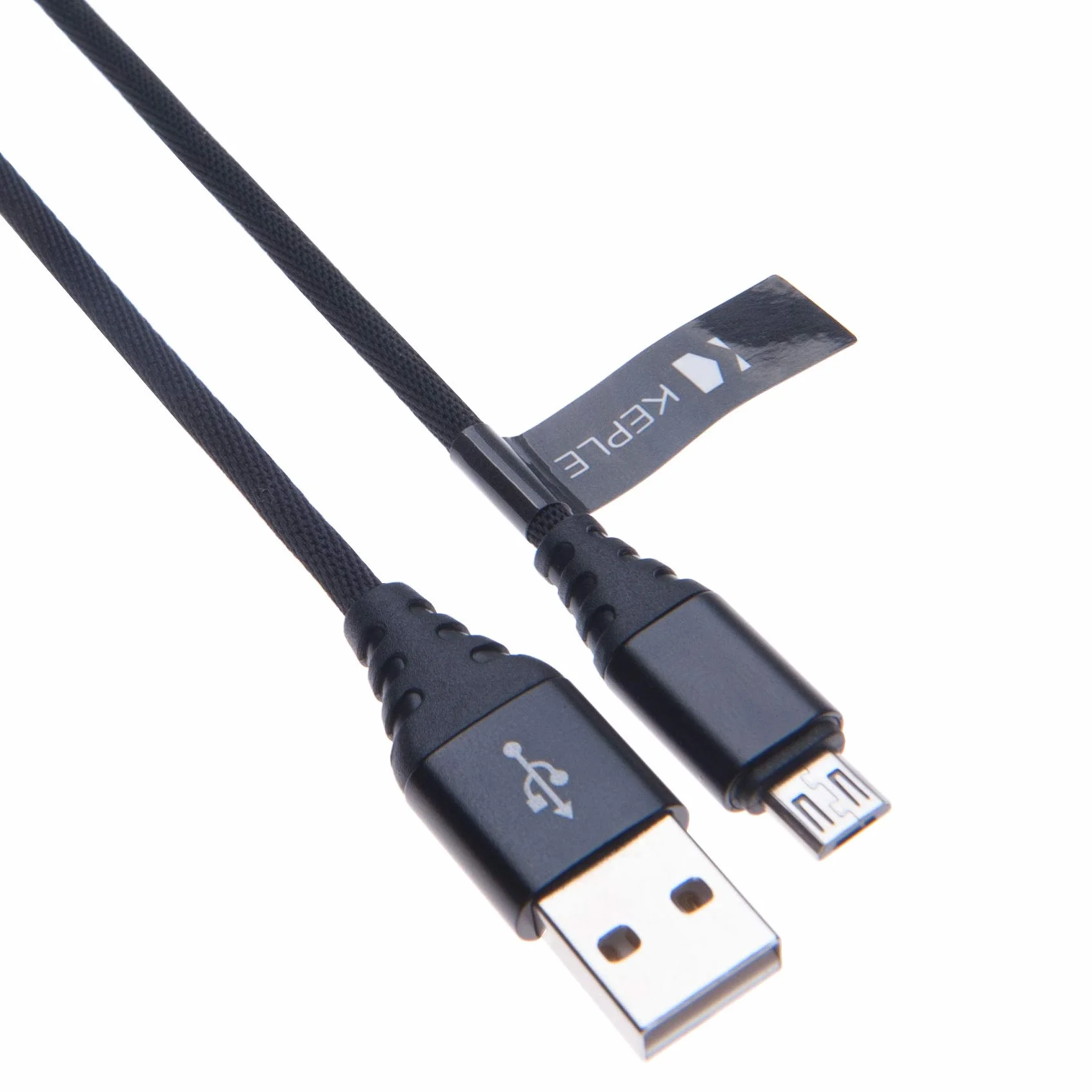 Keple Kabel micro USB do szybkiego ładowania, nylonowy, pleciony przewód do synchronizacji danych, kompatybilny z TomTom START 20/25/25M, 40/42, 50/52 Europe, 60/62 Sat Nav Tom USB B, wysoka prędkość