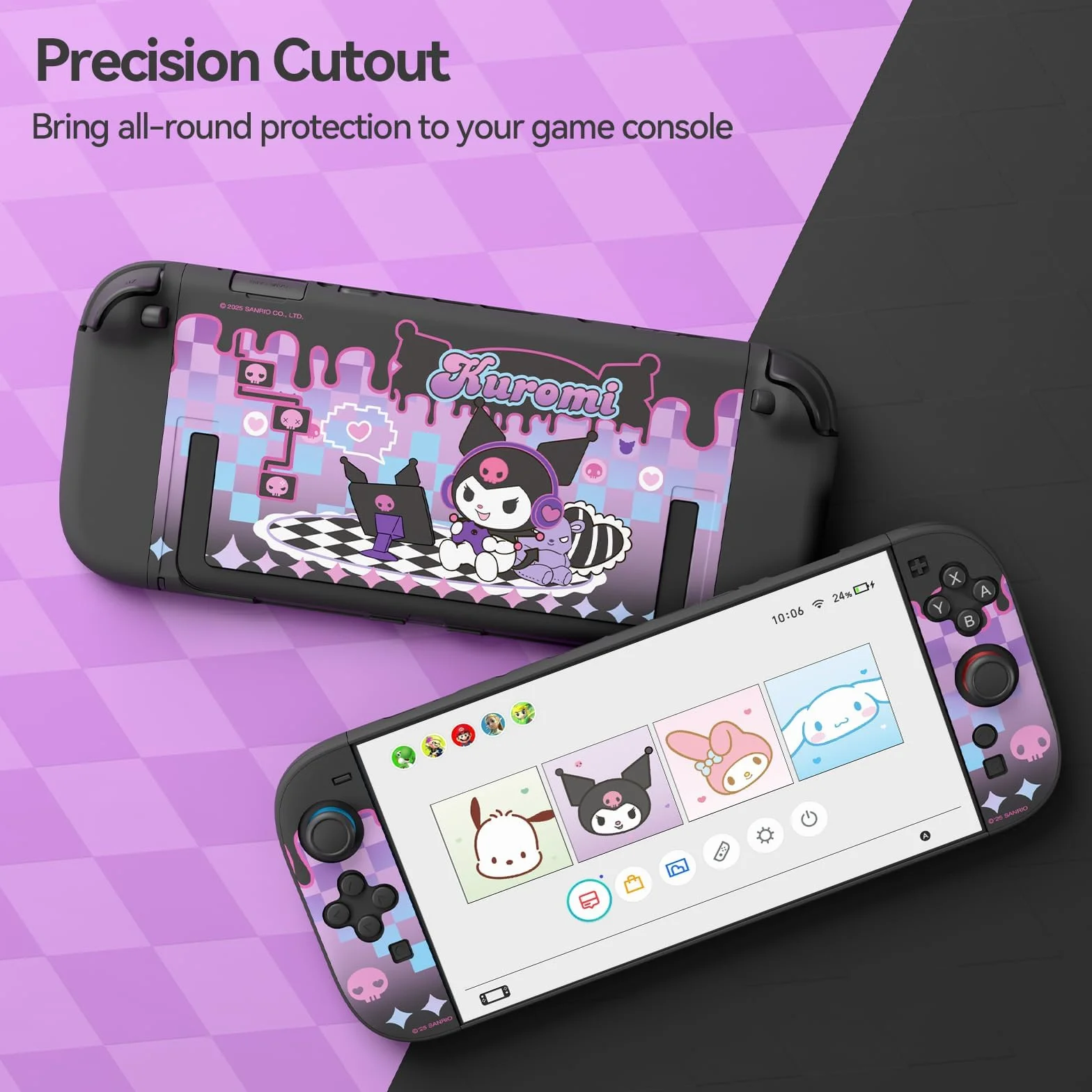 Kuitmor Etui ochronne do Switch 2 Model 2025, Twarda obudowa z kompleksową ochroną dla konsoli i Joy-Con
