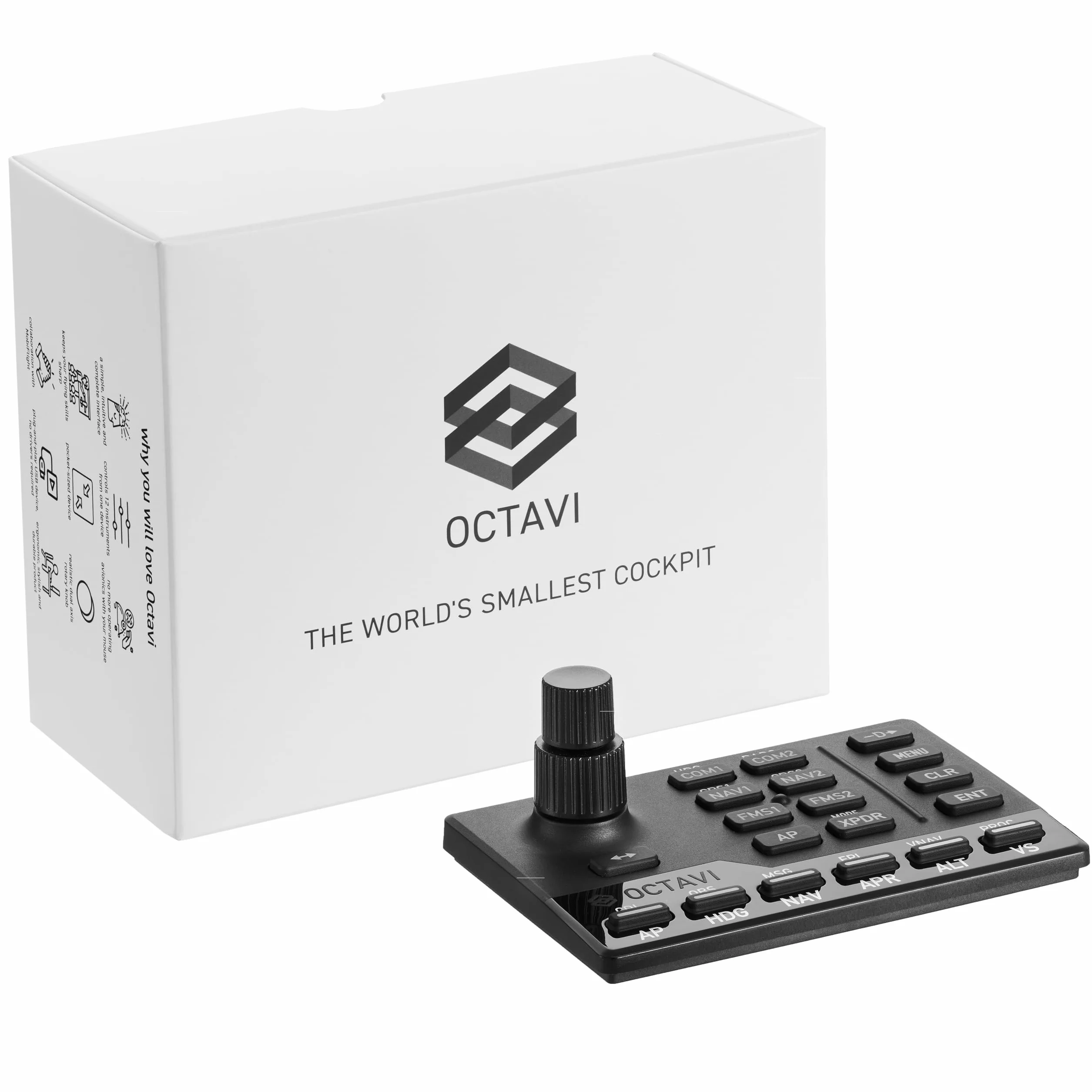 OCTAVI IFR-1 Kompaktowy kokpit All-in-One Made in Germany do COM NAV FMS autopilota XPDR symulacji lotu