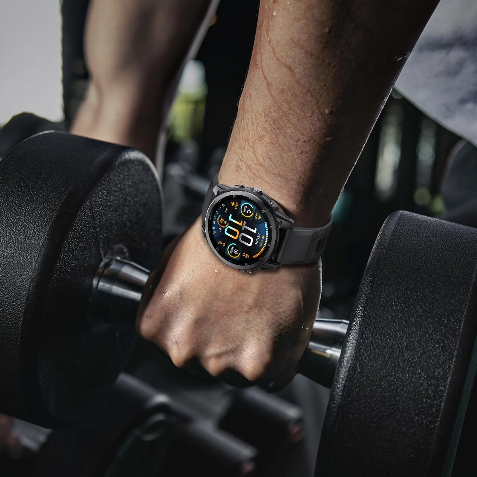 Pasek do zegarka Garmin Fenix 6X/6X Pro/8 51 mm/7X/7X Pro/3, Garmin Epix Pro Gen 2 51 mm, zapasowy pasek 26 mm Quick-fit Silikon do Fenix 5X/5X Plus/Descent MK1/MK 2i/MK 2