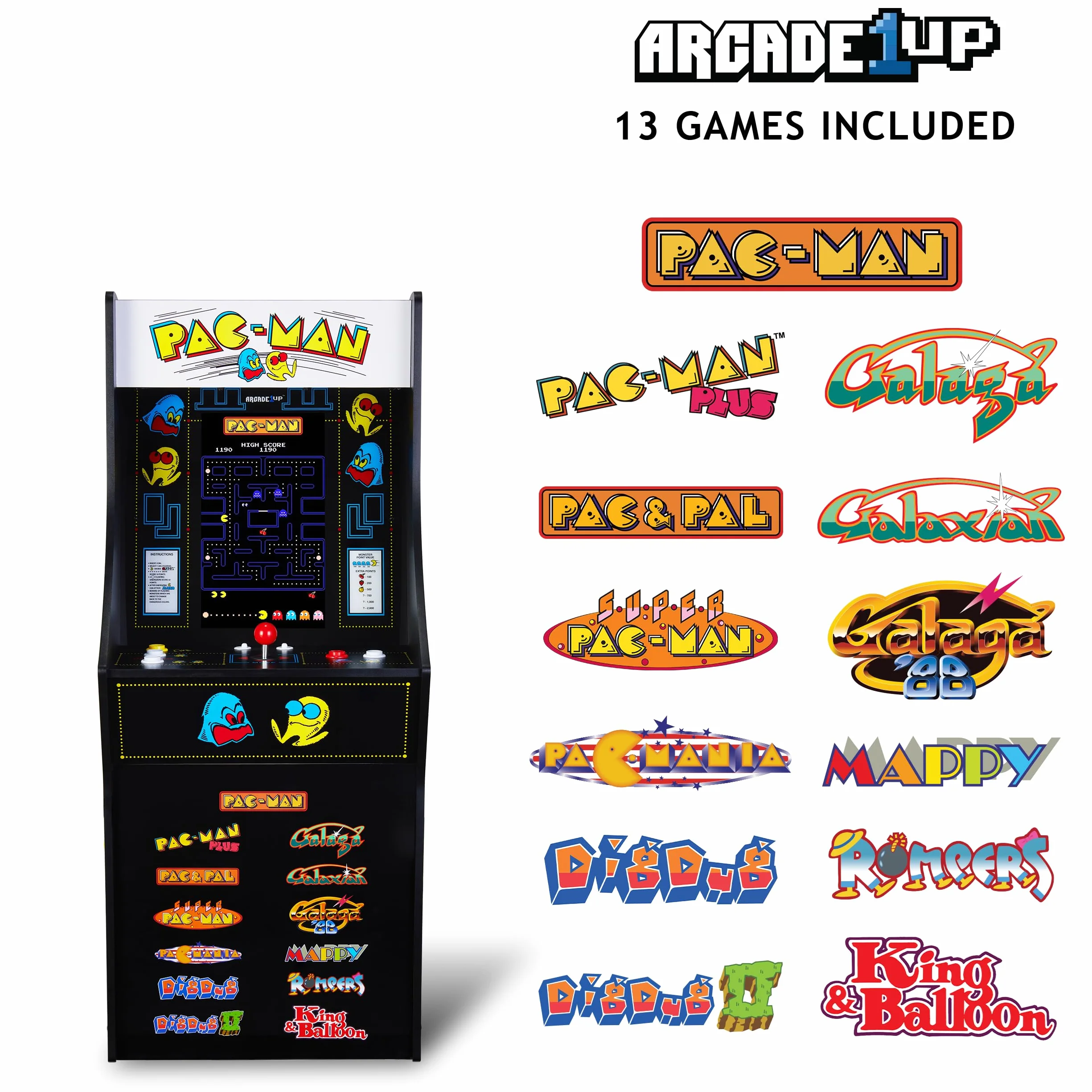Arcade1Up PAC-MAN Classic SE Slim Edition Arcade Machine