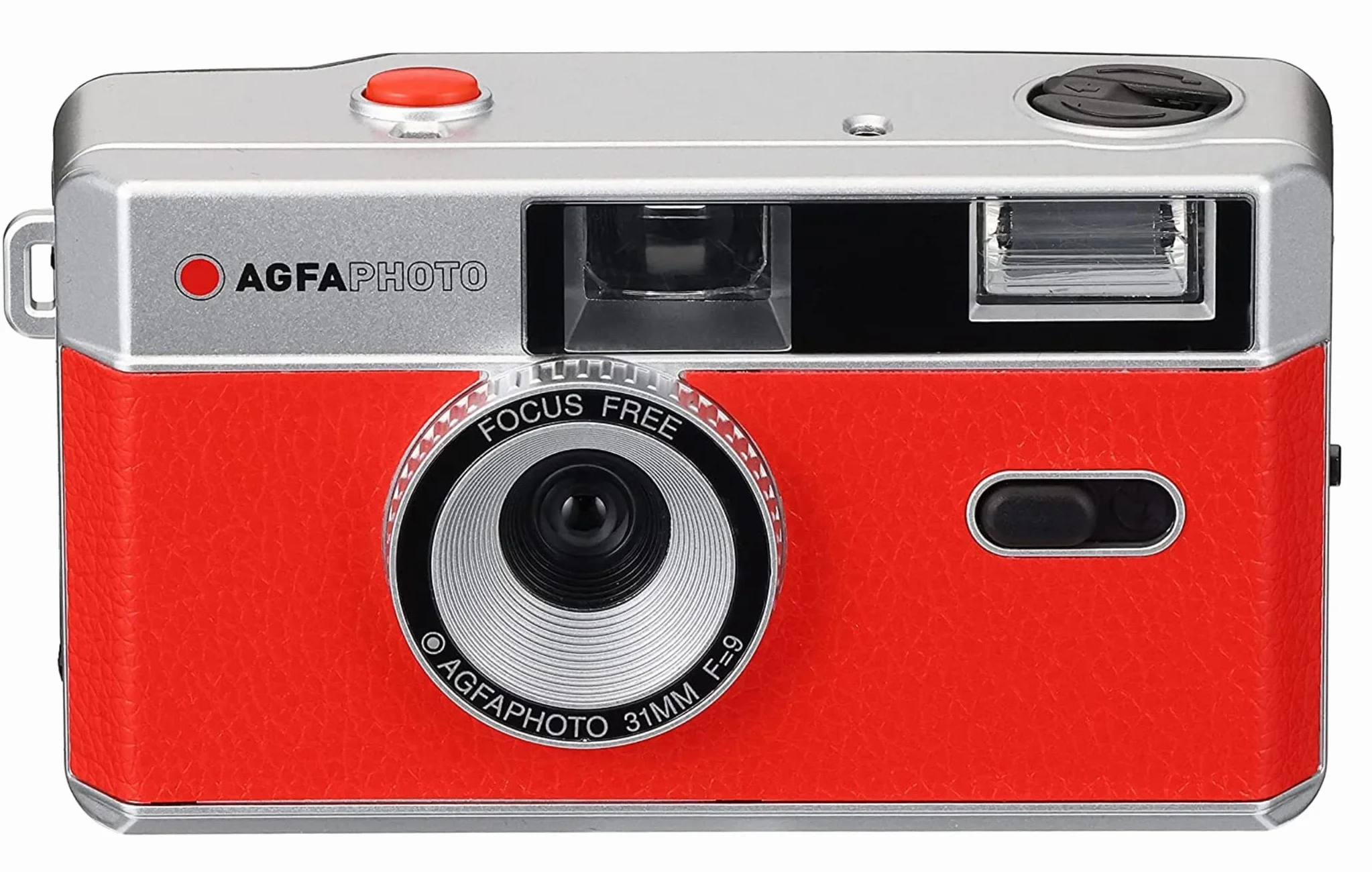 AgfaPhoto Analogowa kamera fotograficzna 35 mm Black Set (B+W film + bateria)