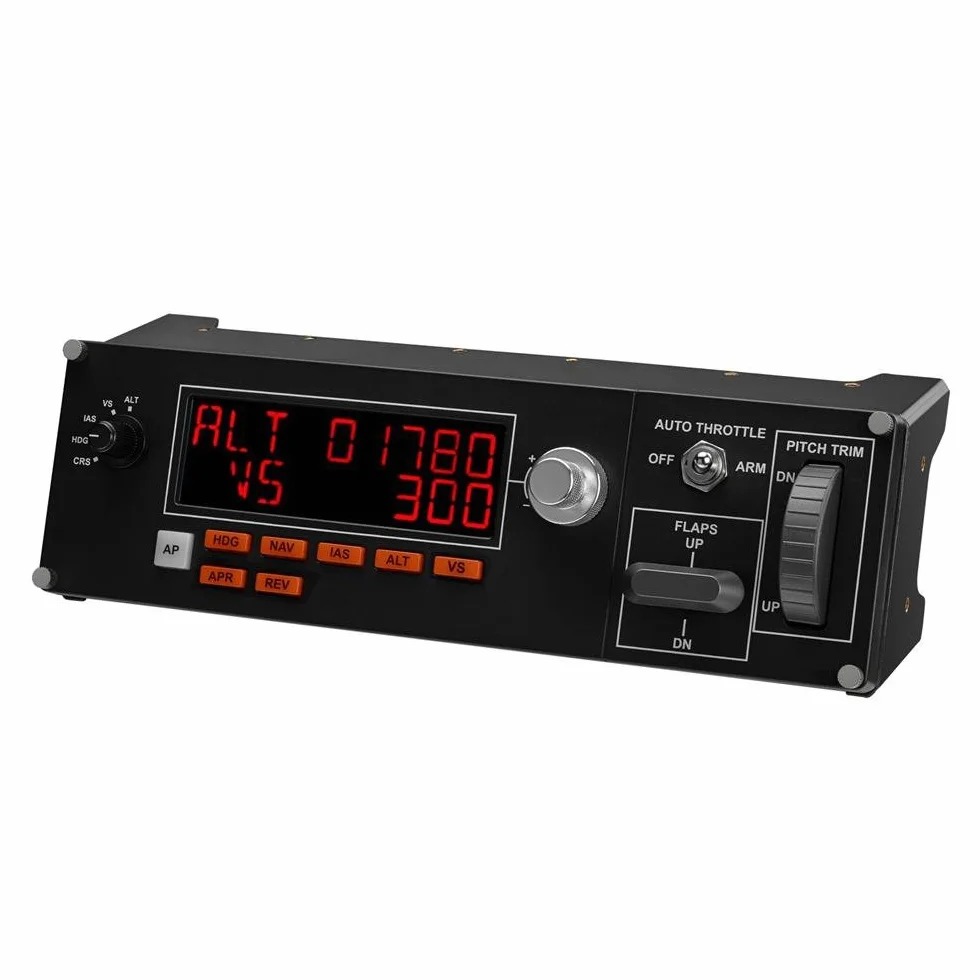 Logitech G Saitek Pro Flight Multi Panel 945-000009 Panel do Symulatora Lotu Czarny