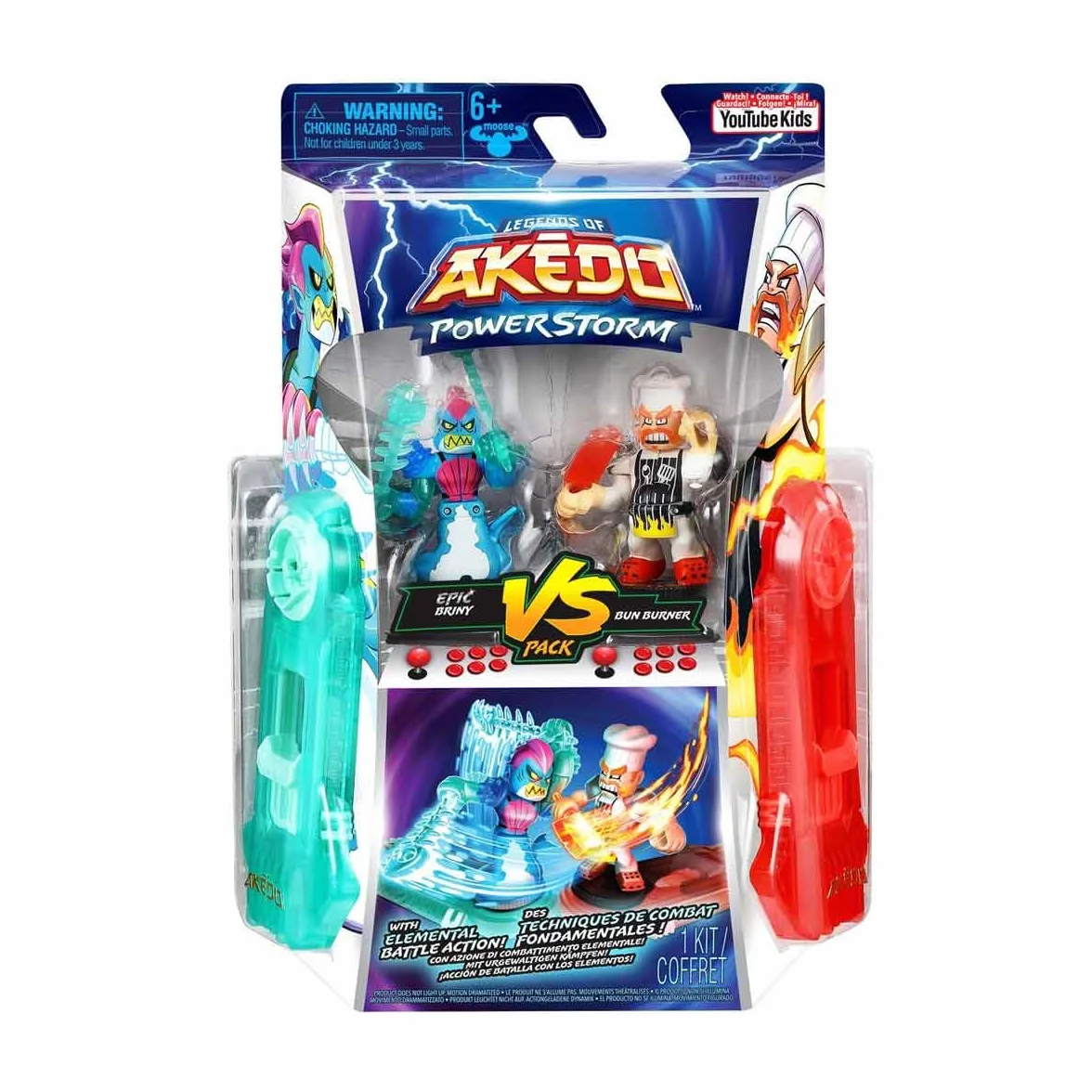 Legends of Akedo Powerstorm Versus Pack 2 Mini Battling Warriors 2 kontrolery bitewne