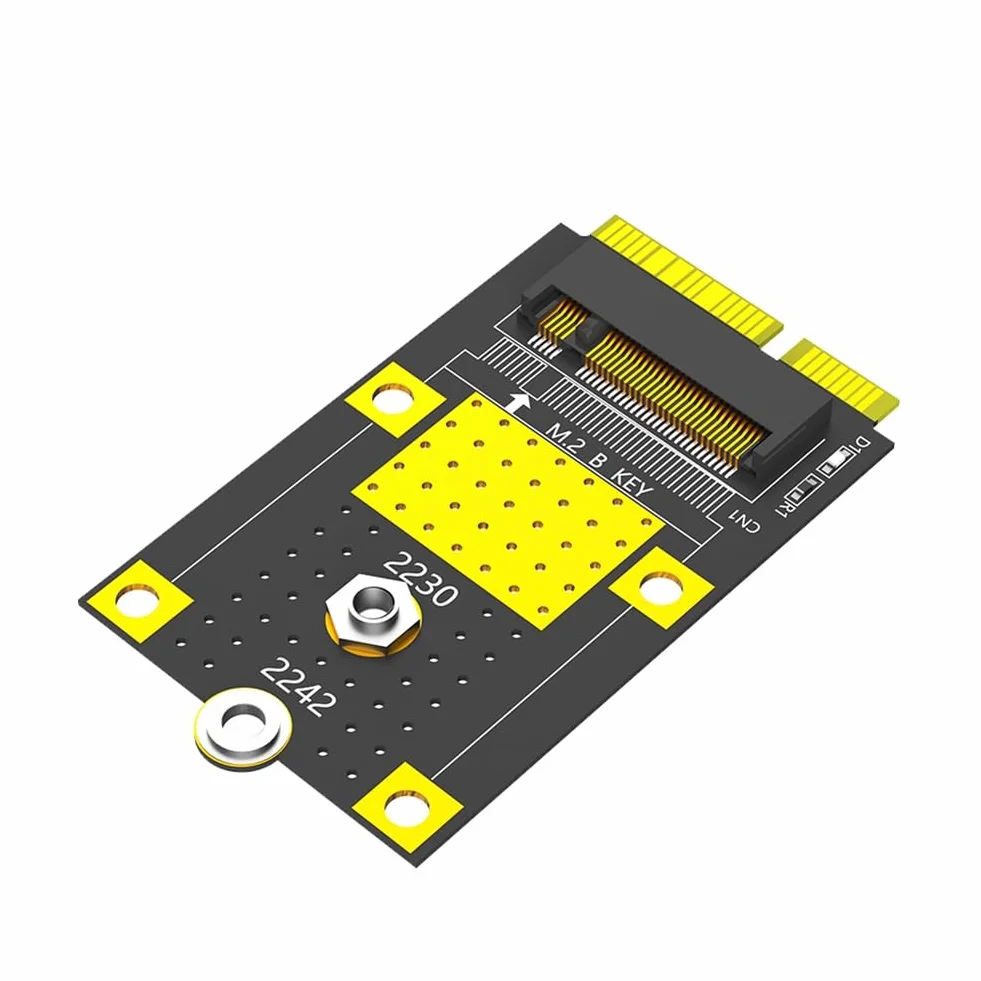 MSATA na M.2 (NGFF) Key B adapter do kart SSD 2230/2242 do wielosystemowych części PC