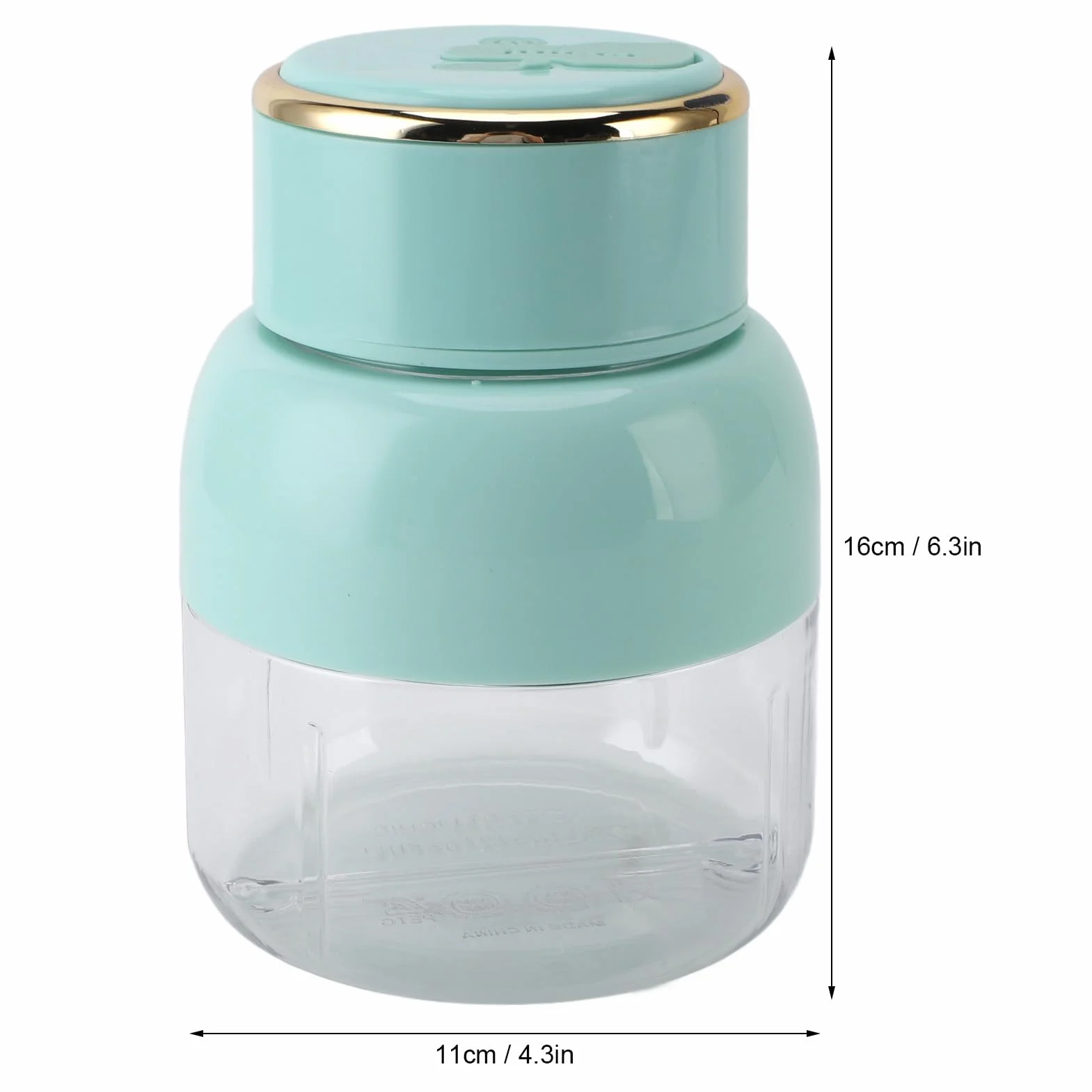 Przenośny Kubek Blendera, Bateria 2000 MAh, pojemność 800 Ml, Elektryczna Wyciskarka USB, Blender, Bezpieczna, Wydajna, łatwa do Czyszczenia, do biura. (Tangxiz28k6go3gr-12)