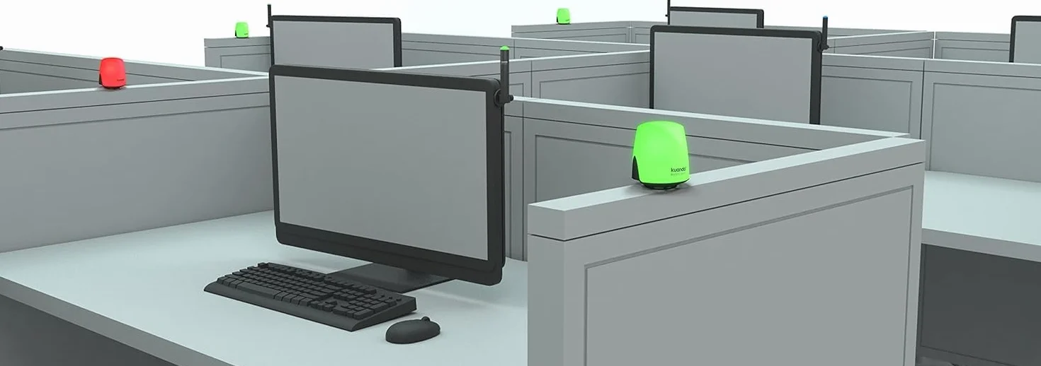 UC Omega Plus USB – Lampka LED Statusu z Uchwytem Magnetycznym do Biura i Pracy Zdalnej – Mniej Przerw, Lepsza Koncentracja – Kompatybilna z Microsoft Teams, Zoom, Webex