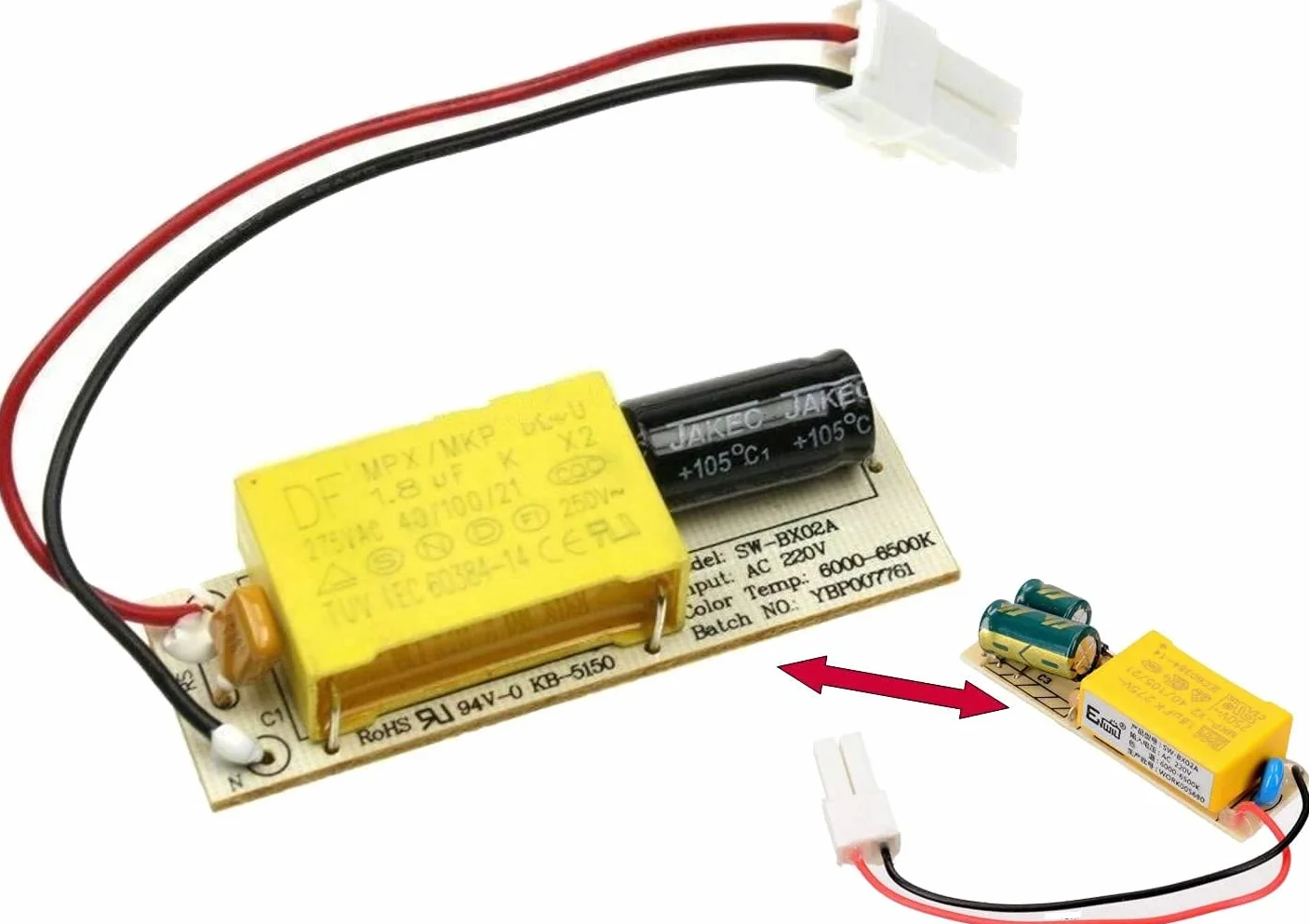 Hoover oryginalna lodówka PCB 41041487, 1,0 centymetra sześciennego