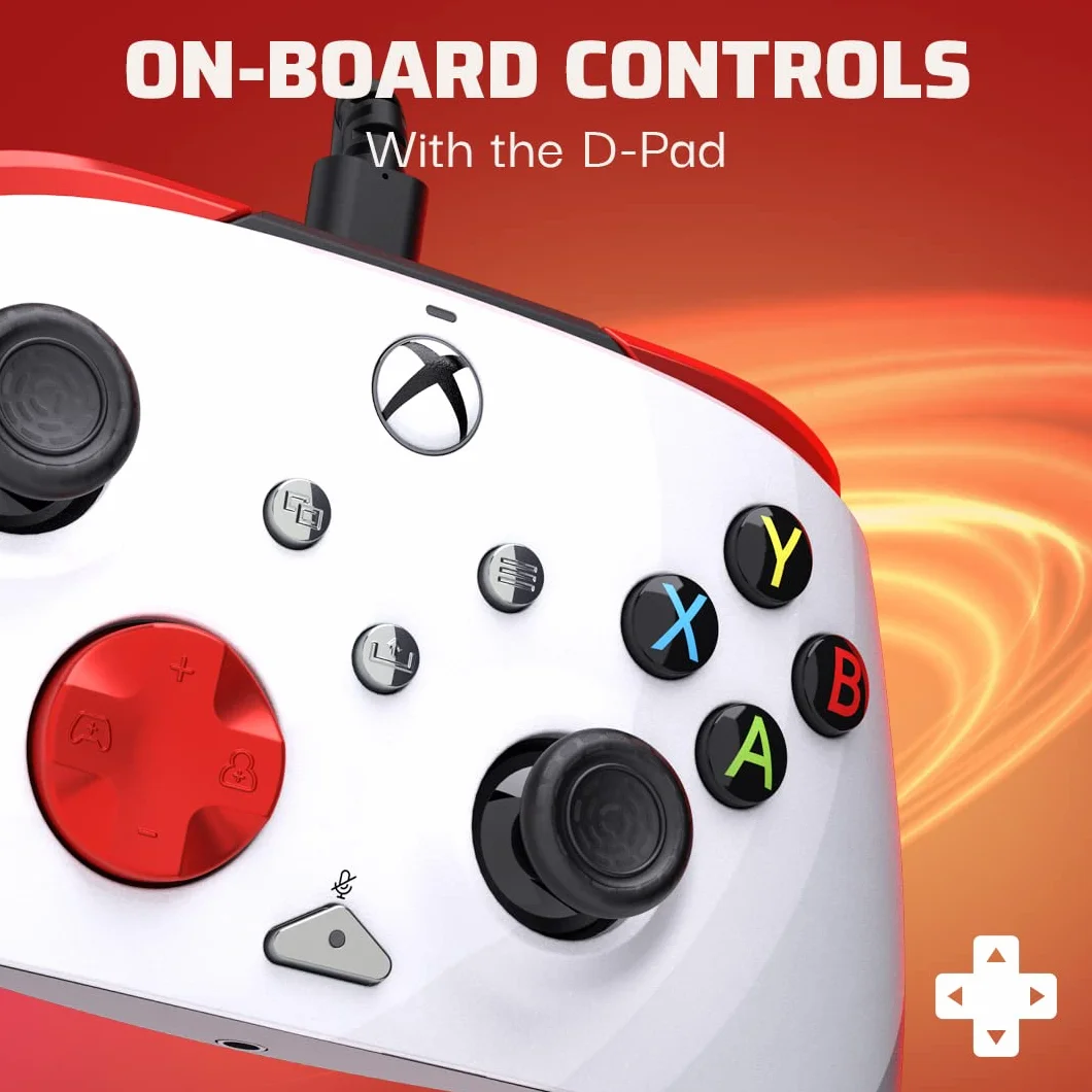 PDP REMATCH XBOX przewodowy kontroler RADIAL biały Xbox Series X|S Xbox One