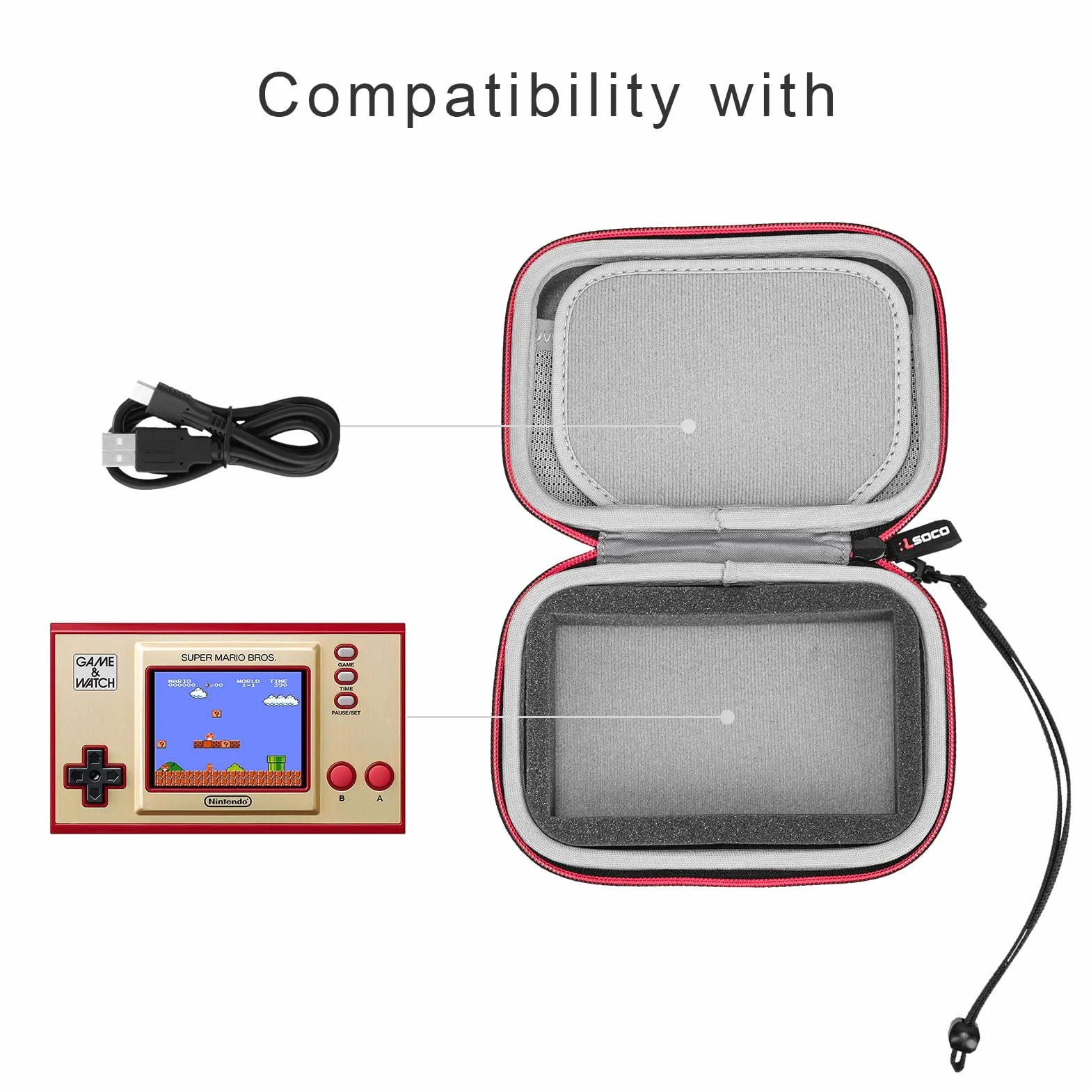 RLSOCO Torba na Game & Watch: The Legend of Zelda / Super Mario Bros