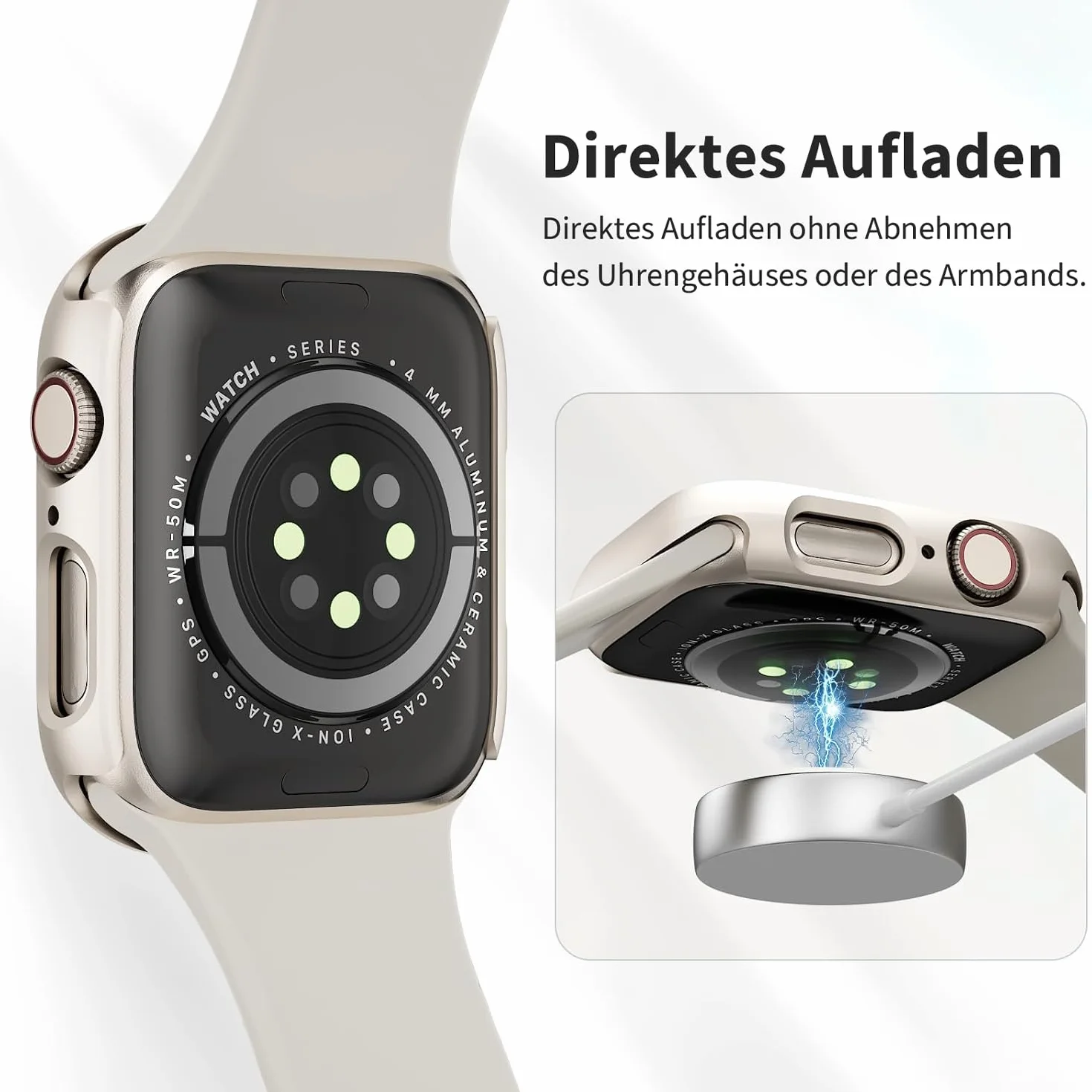 2 sztuki Kompatybilne z Apple Watch SE 3/SE 2/SE/6/5/4 etui ochronne z folią ochronną na wyświetlacz 44 mm, twarda obudowa, wbudowana, odporna na zarysowania szkło hartowane, folia ochronna do