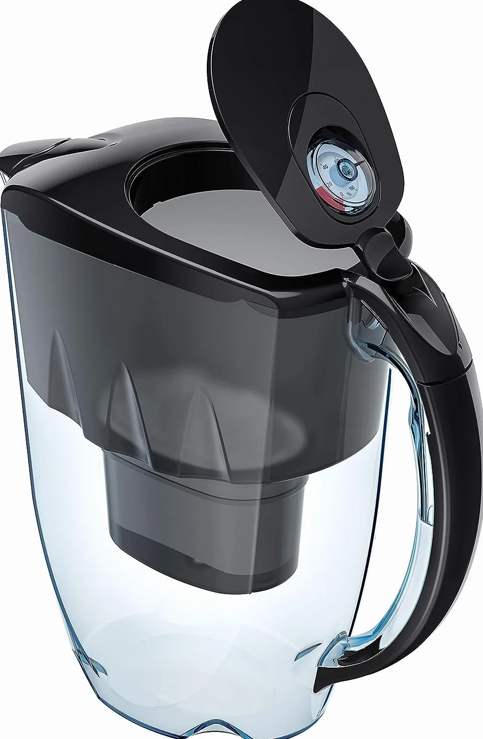 AQUAPHOR Filtr do wody Jasper czarny z 1 filtrem MaxFOR+ 2,8 l stołowy