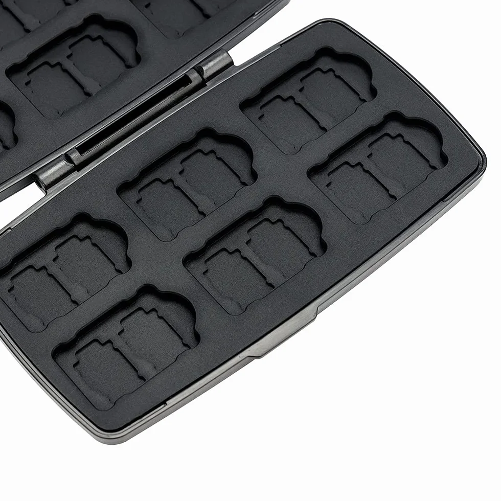 Profesjonalne Etui na Karty Pamięci i Uchwyty na Micro sd Nintendo Switch, czarny, 36 Emplacementów NS+Micro SD/TF, Swobodny.