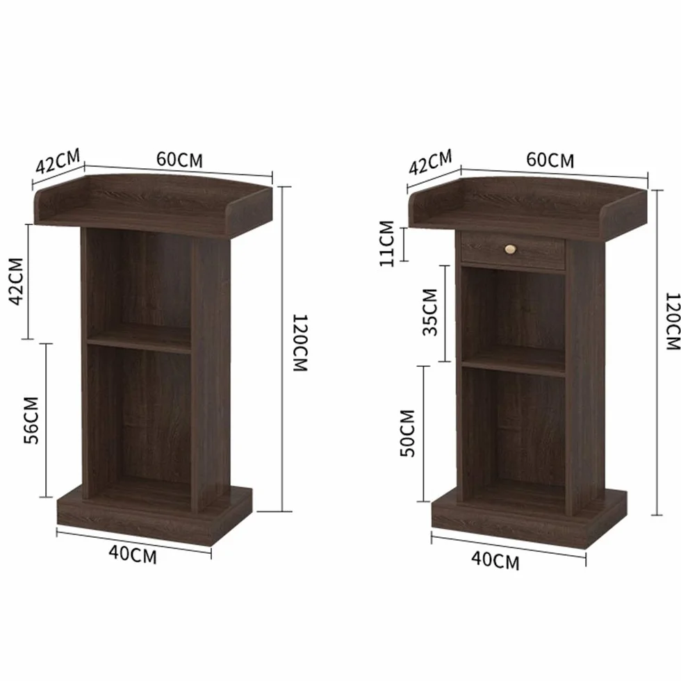 Mównica na podium – elegancki ceremonialny mównica na imprezy firmowe, przyjęcie, restaurację, ślub – solidny i stylowy design